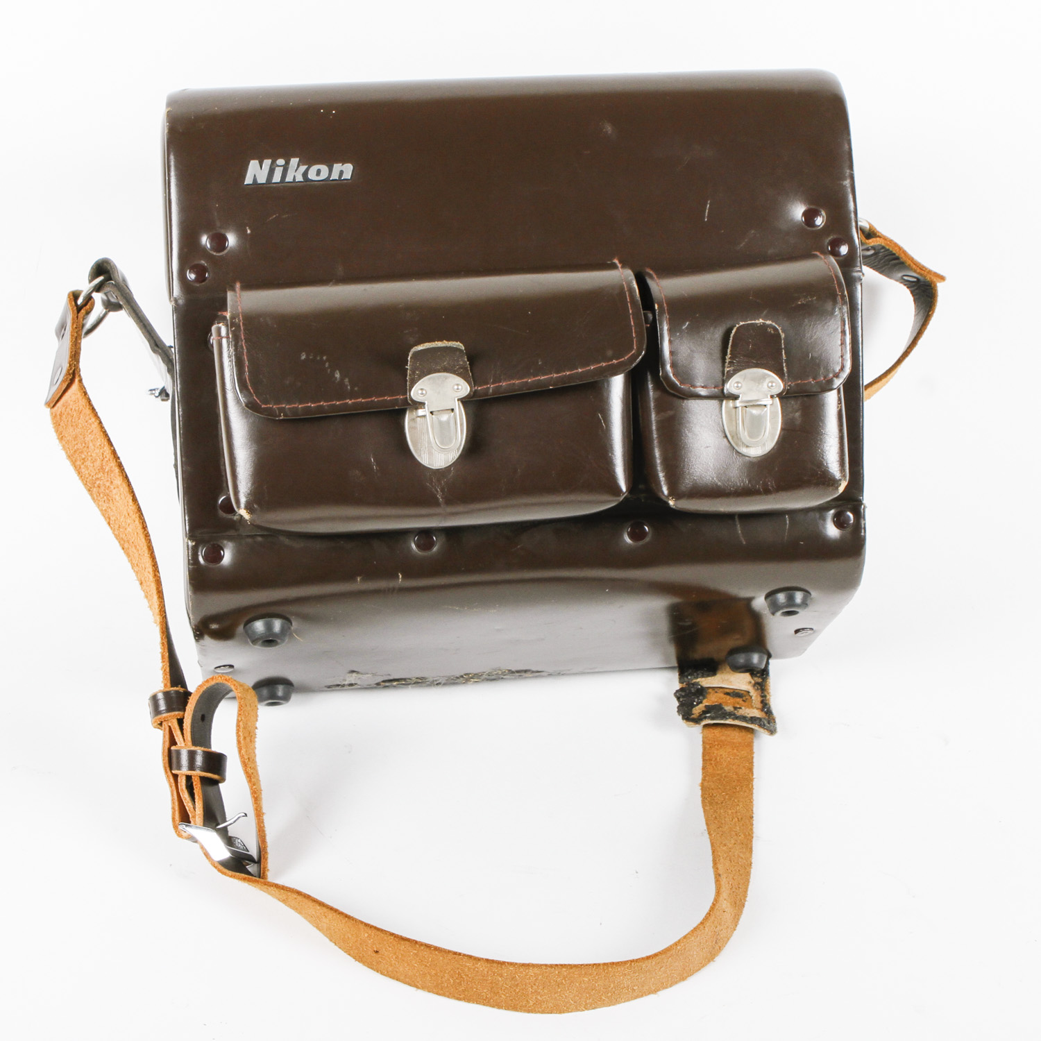 Vintage Nikon F Series 35mm Camera with Case