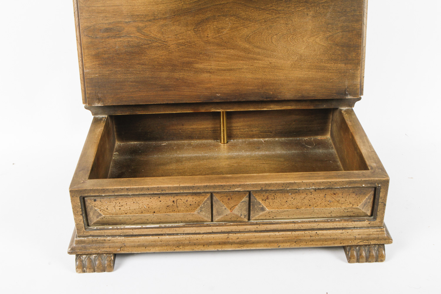 Vintage Lamp With Attached Storage Case