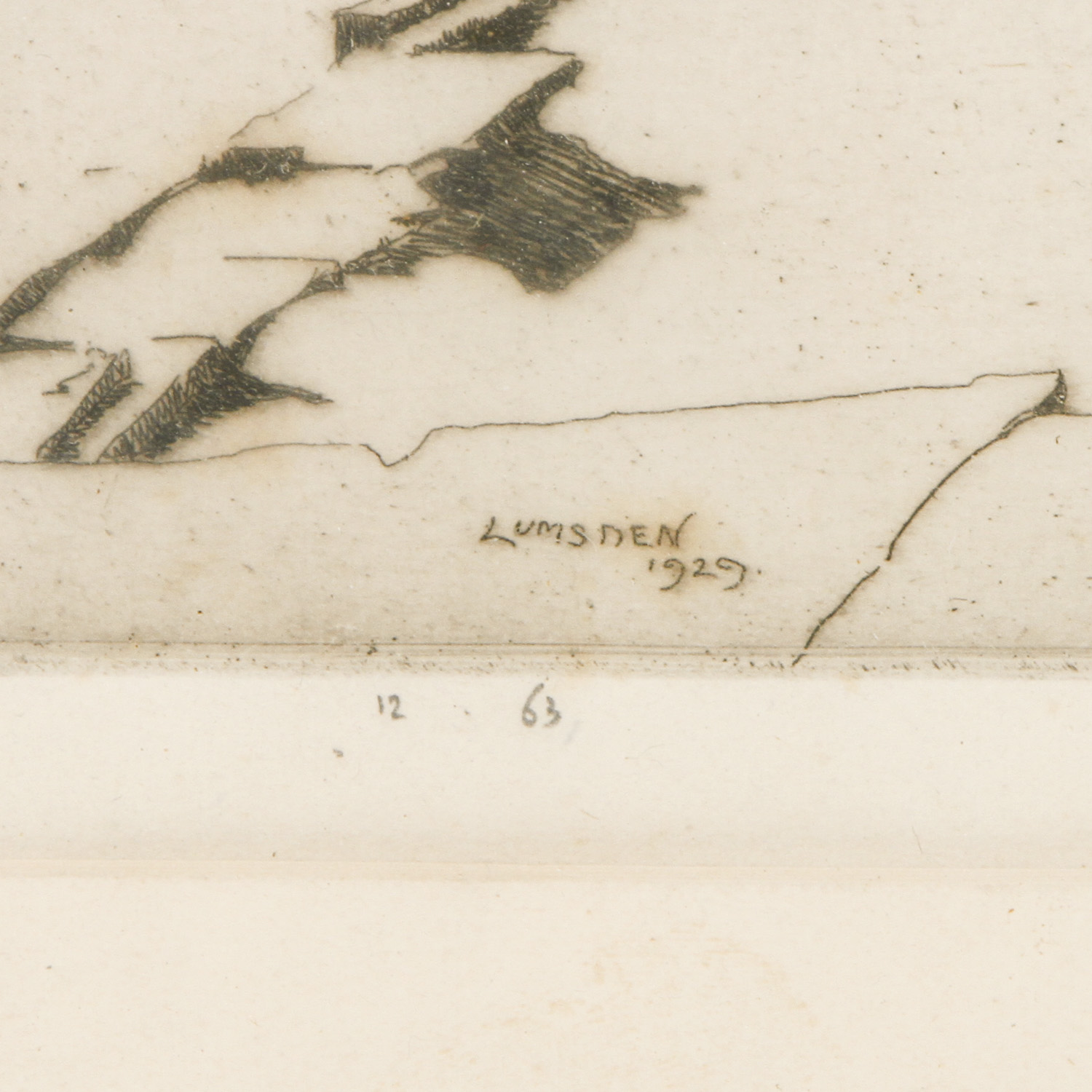 E.S. Lumsden Limited Edition Etching