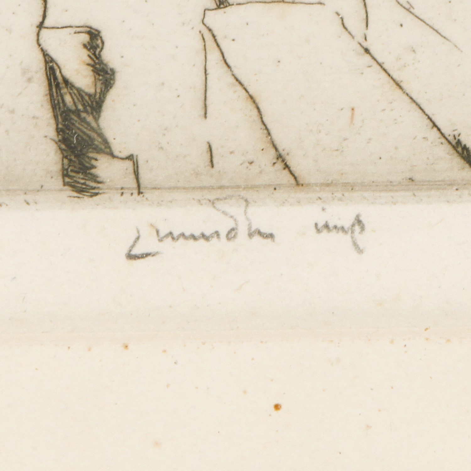 E.S. Lumsden Limited Edition Etching