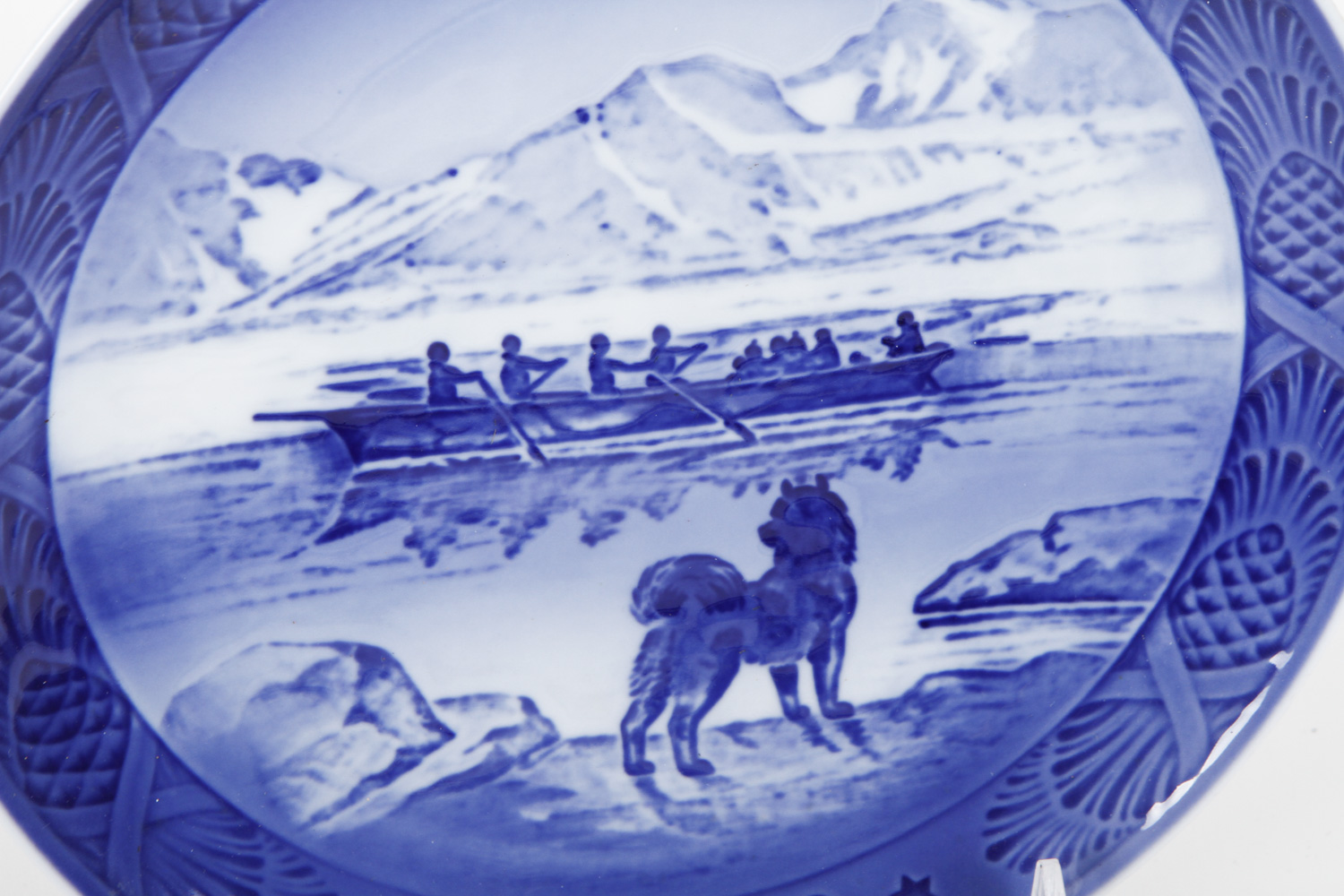 Five Royal Copenhagen Ceramic Plates and Coaster