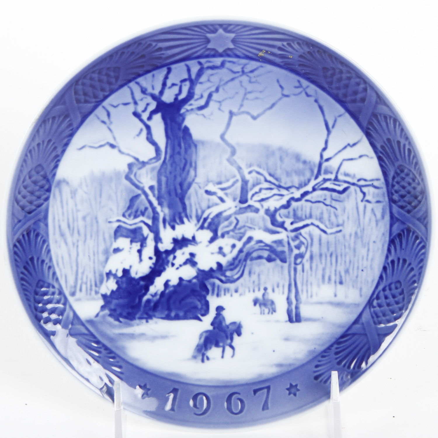 Five Royal Copenhagen Ceramic Plates and Coaster