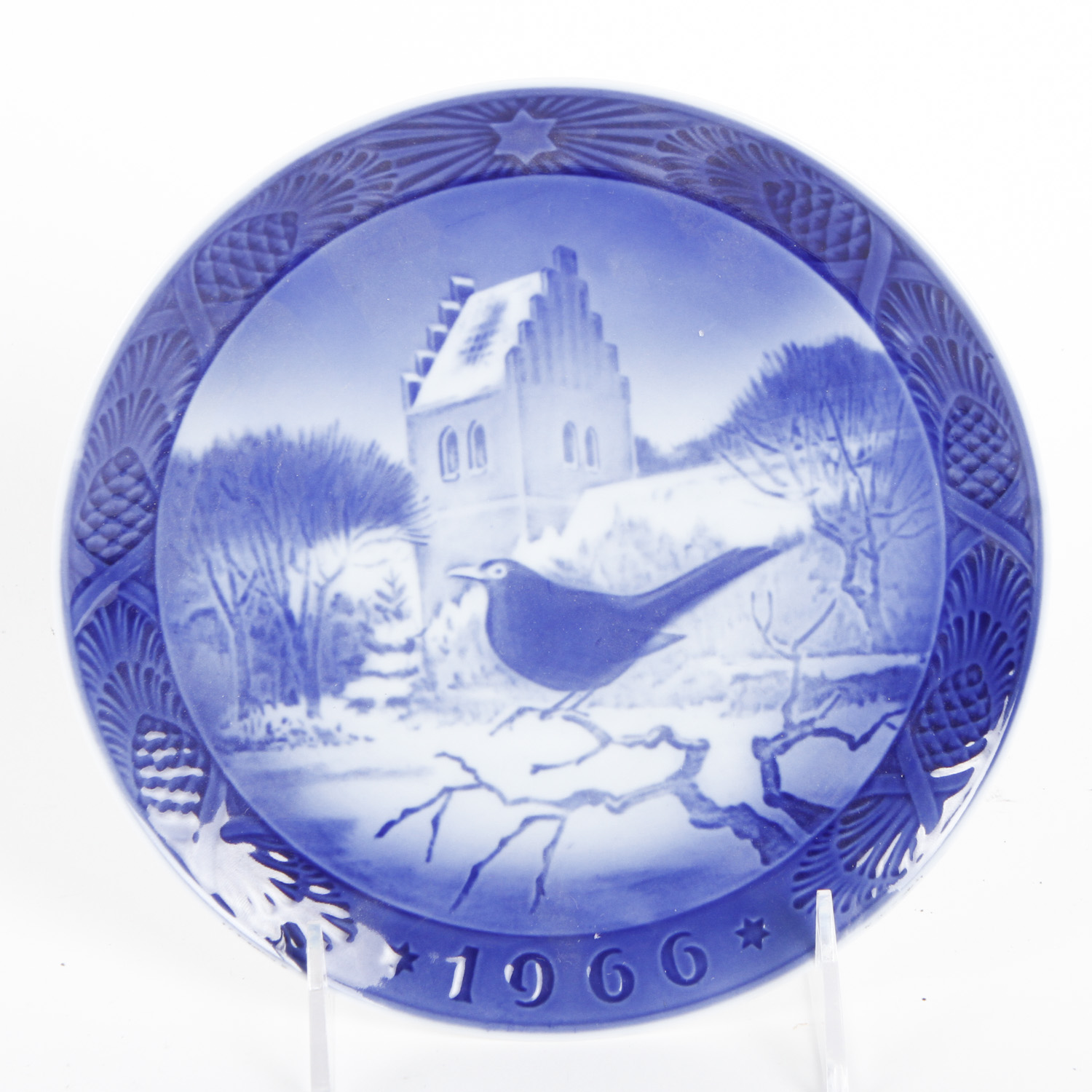 Five Royal Copenhagen Ceramic Plates and Coaster