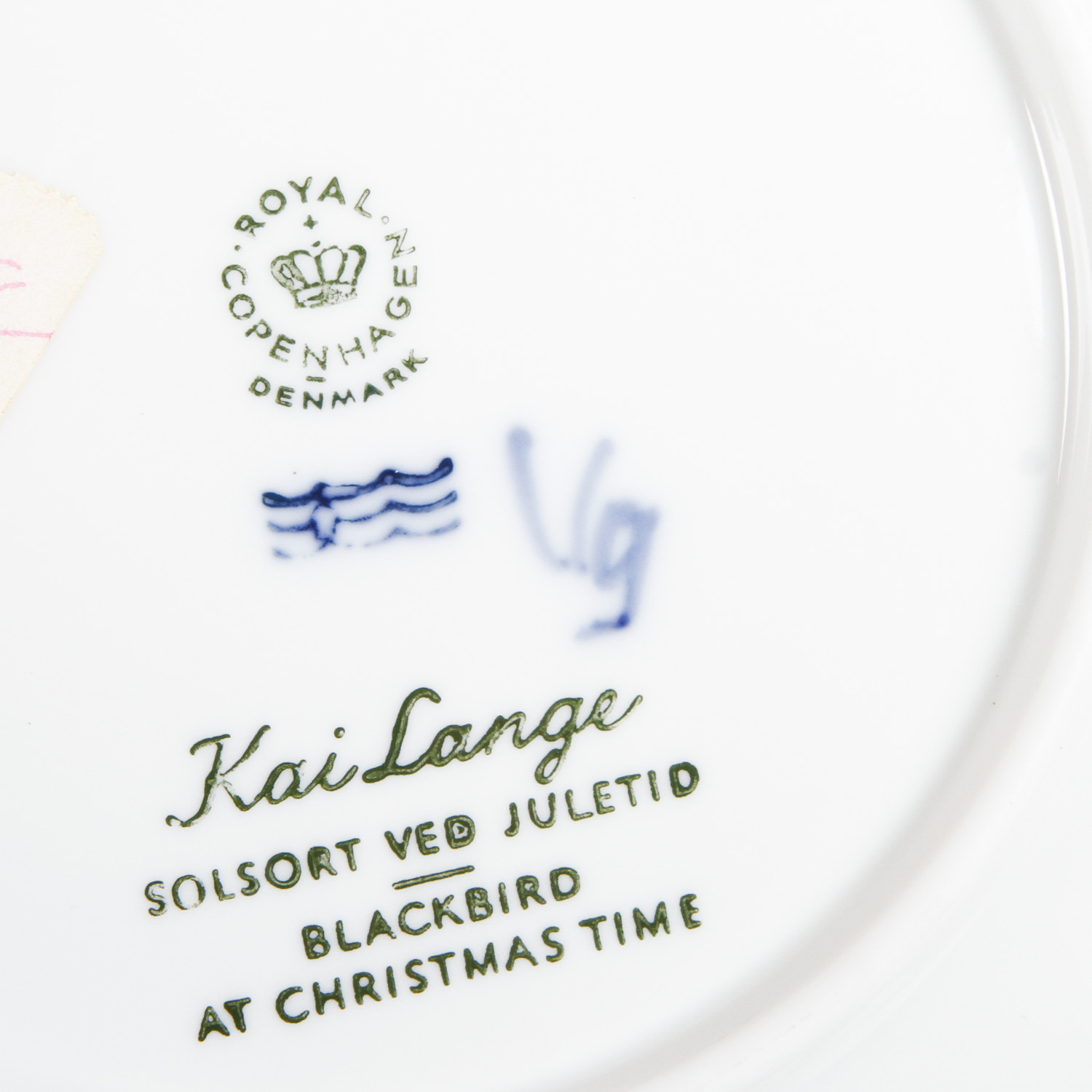 Five Royal Copenhagen Ceramic Plates and Coaster