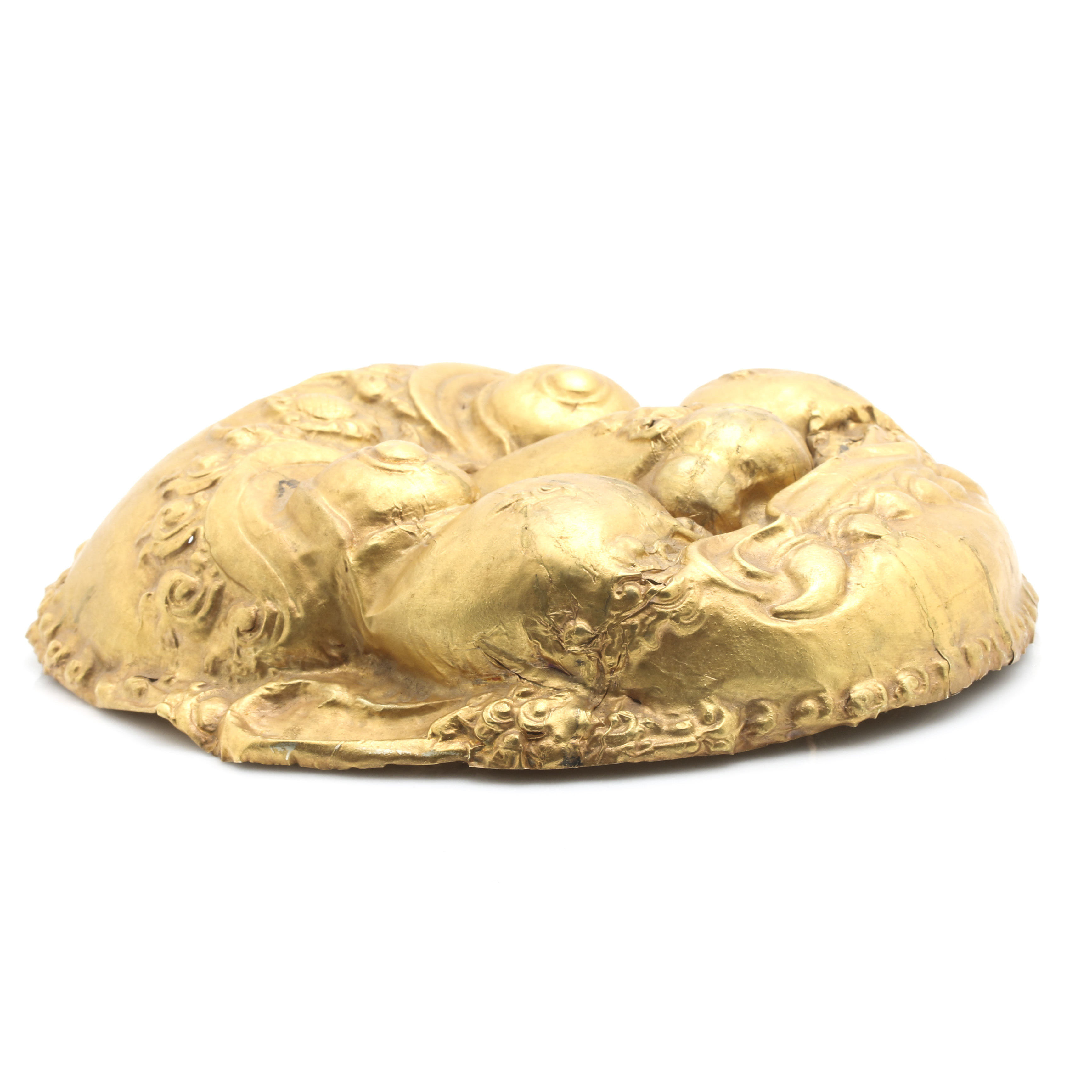 14K Yellow Gold Hindu Deity Kala Mask