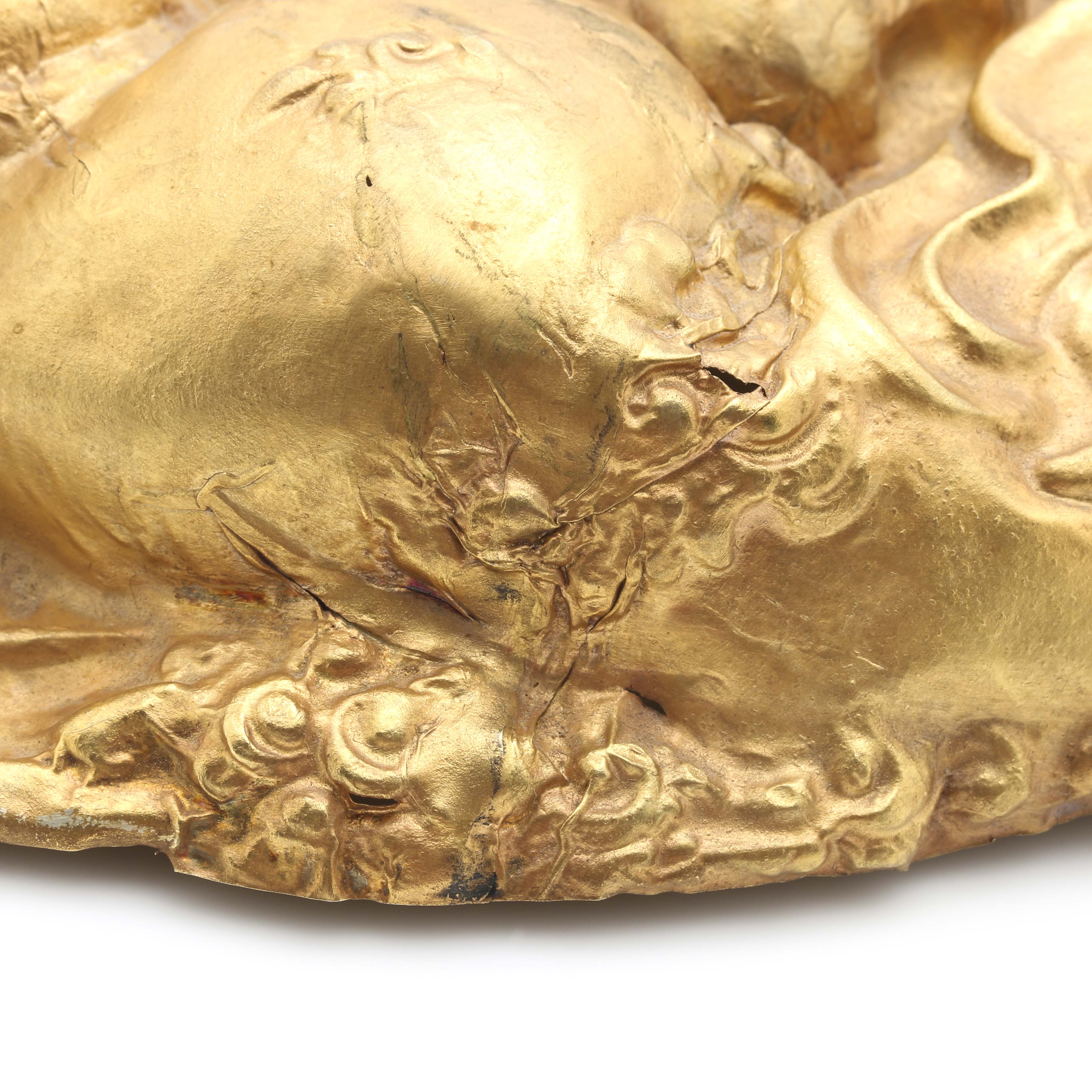 14K Yellow Gold Hindu Deity Kala Mask