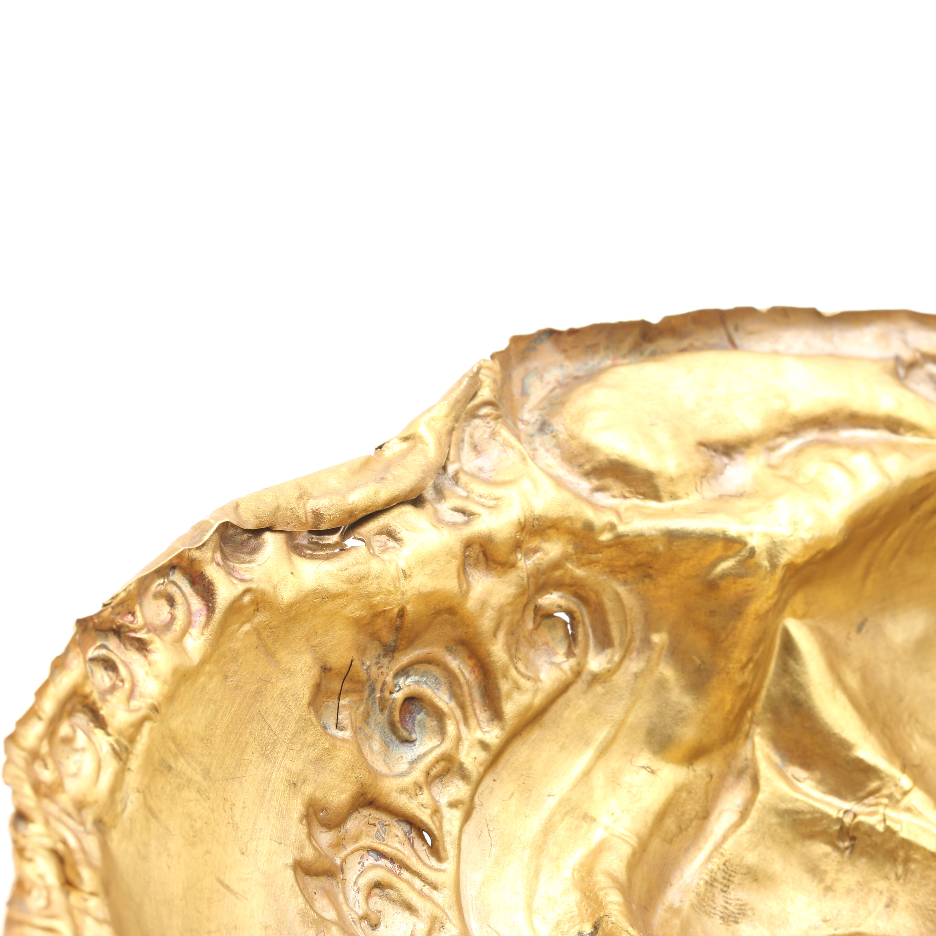 14K Yellow Gold Hindu Deity Kala Mask