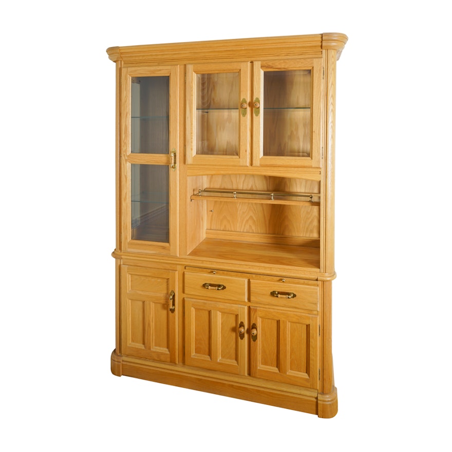 Oak Display Cabinet by Richardson Brothers