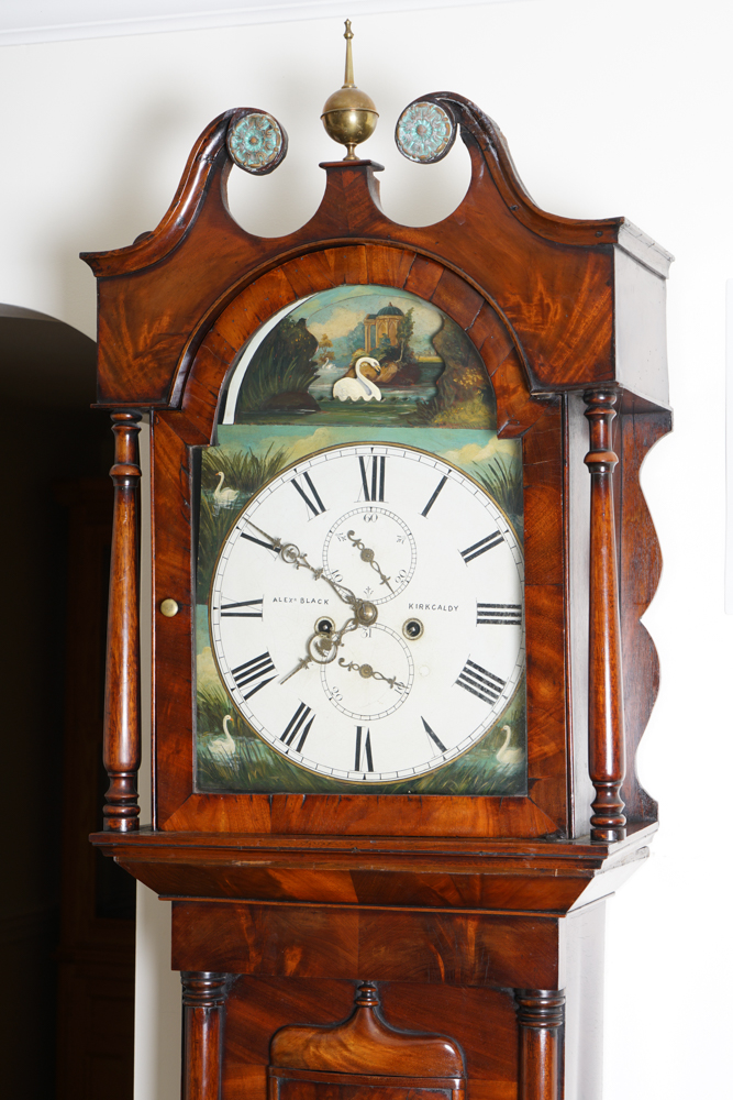 19th Century Alexander Black Scottish Longcase 8-Day Clock