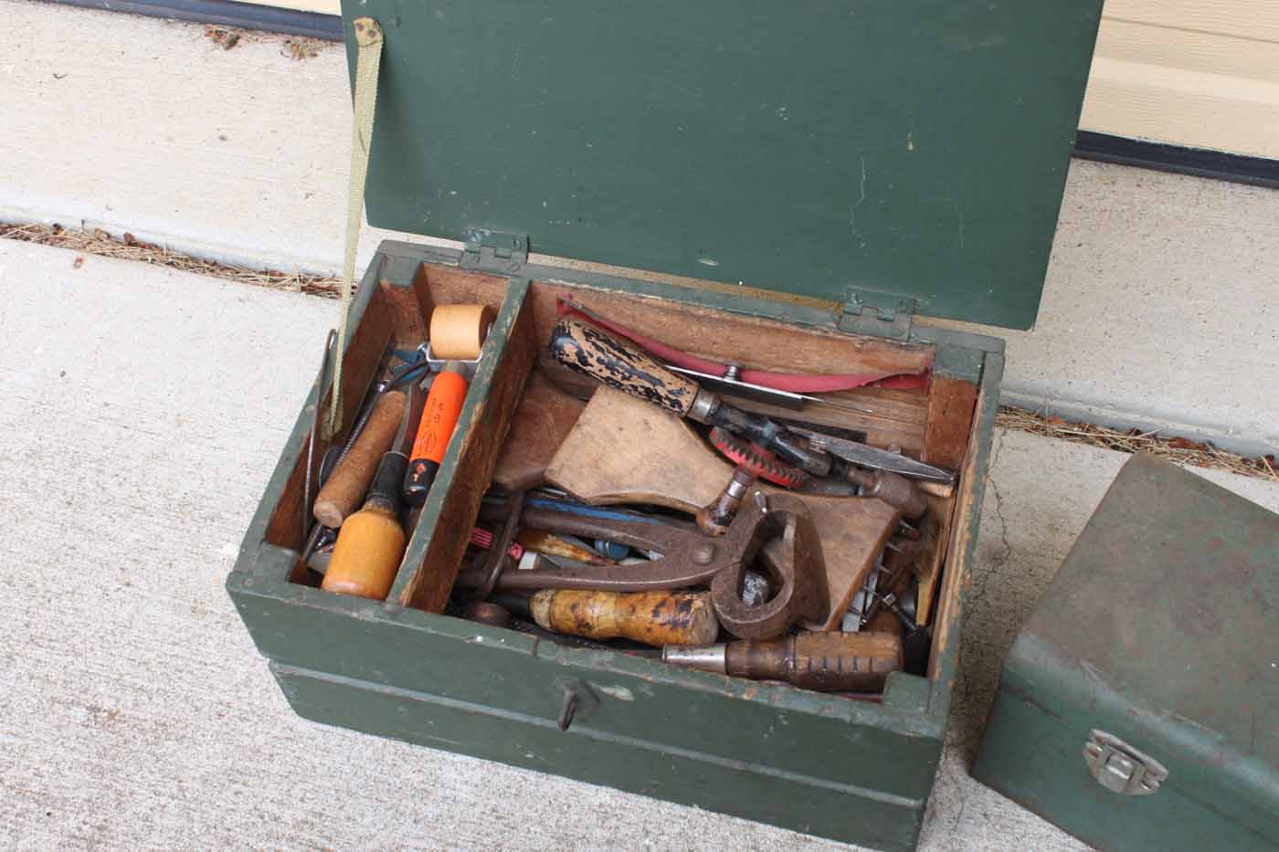 Vintage Tool Boxes and More