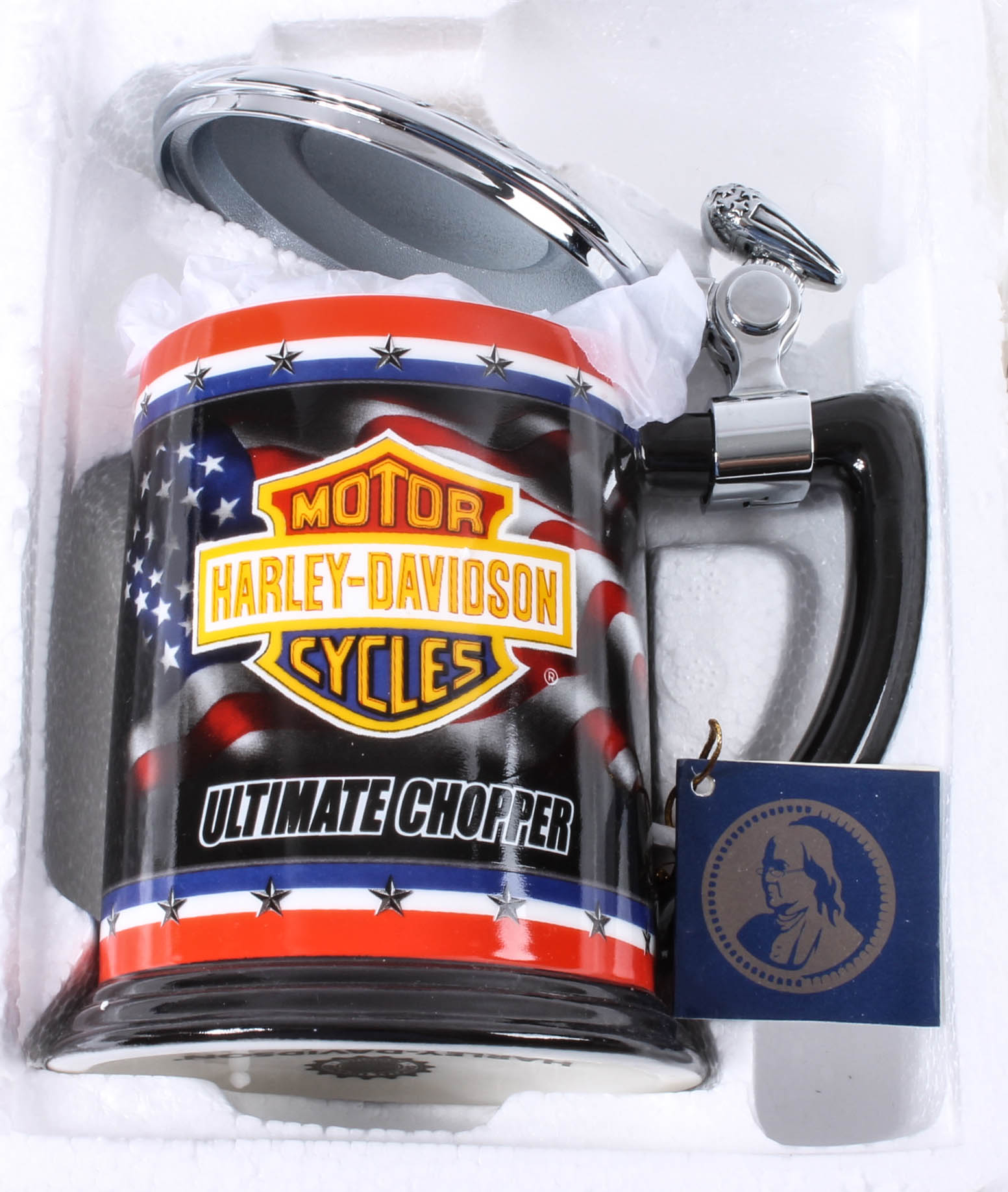 Franklin Mint Harley-Davidson Collector Tankards