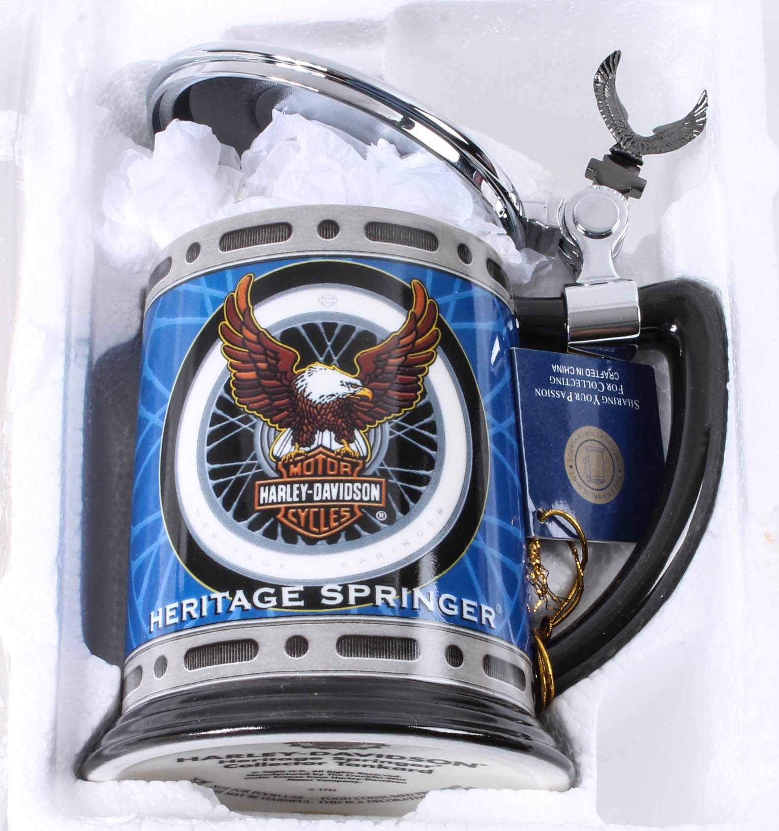 Franklin Mint Harley-Davidson Collector Tankards