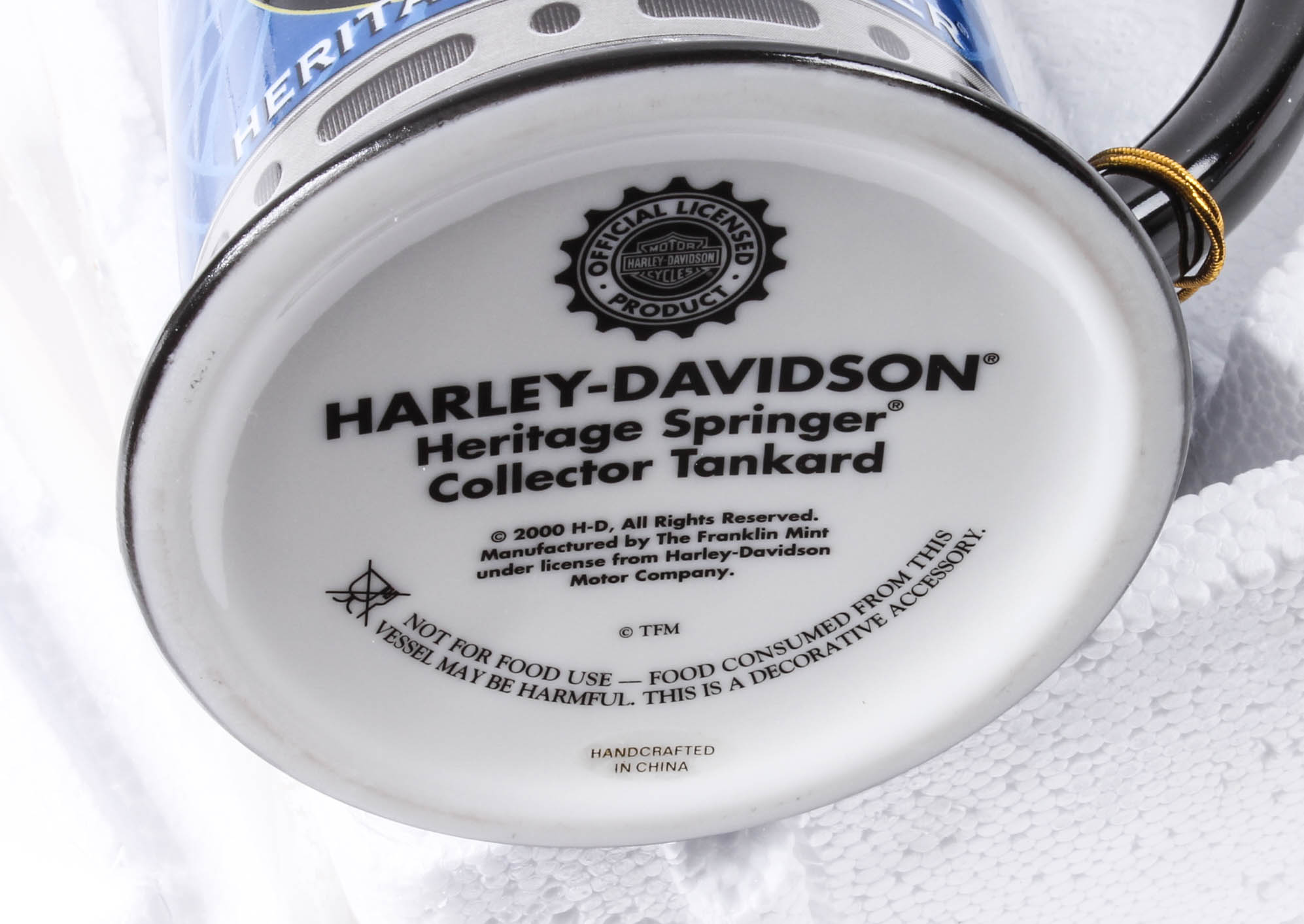 Franklin Mint Harley-Davidson Collector Tankards