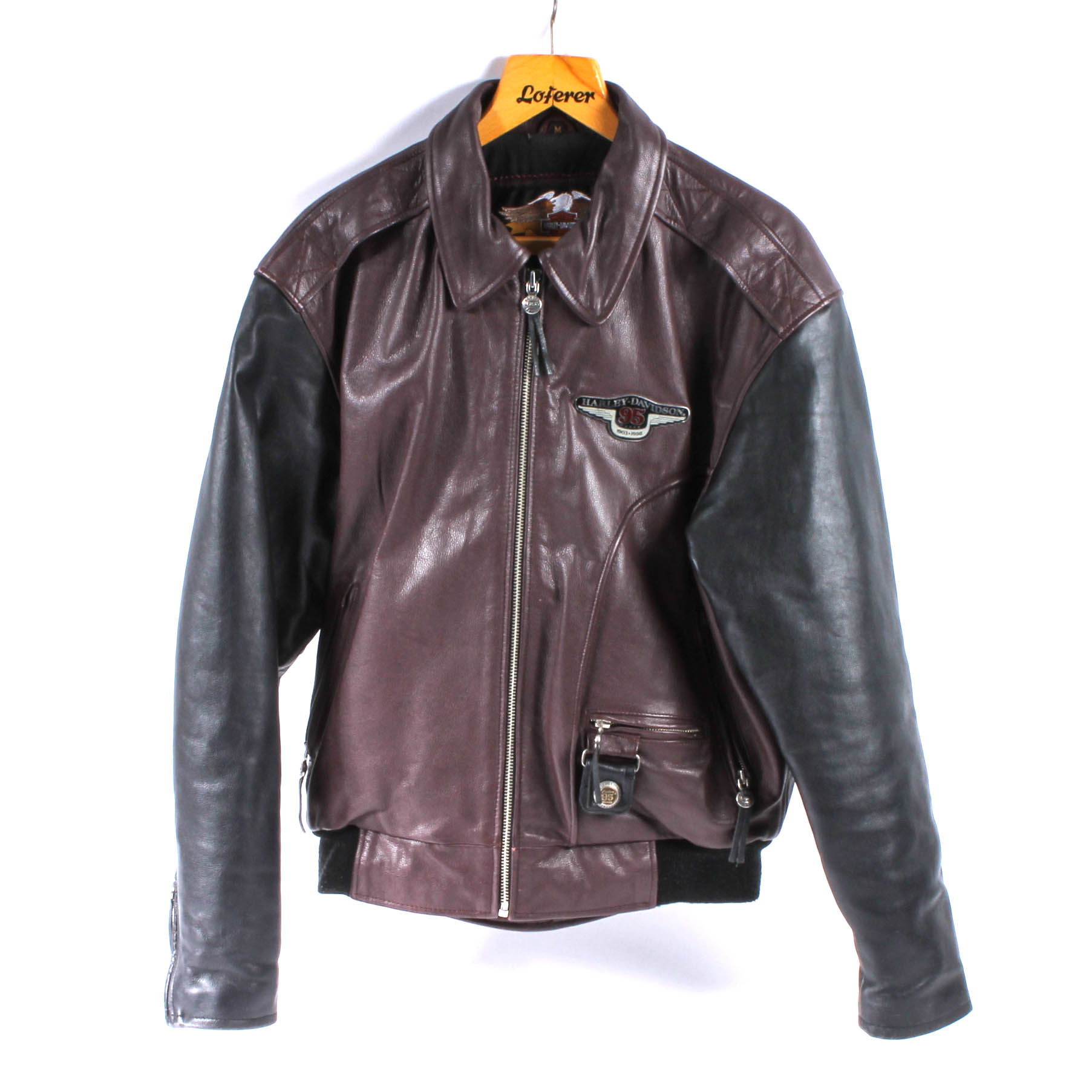 Harley-Davidson 95th Anniversary Leather Bomber Jacket