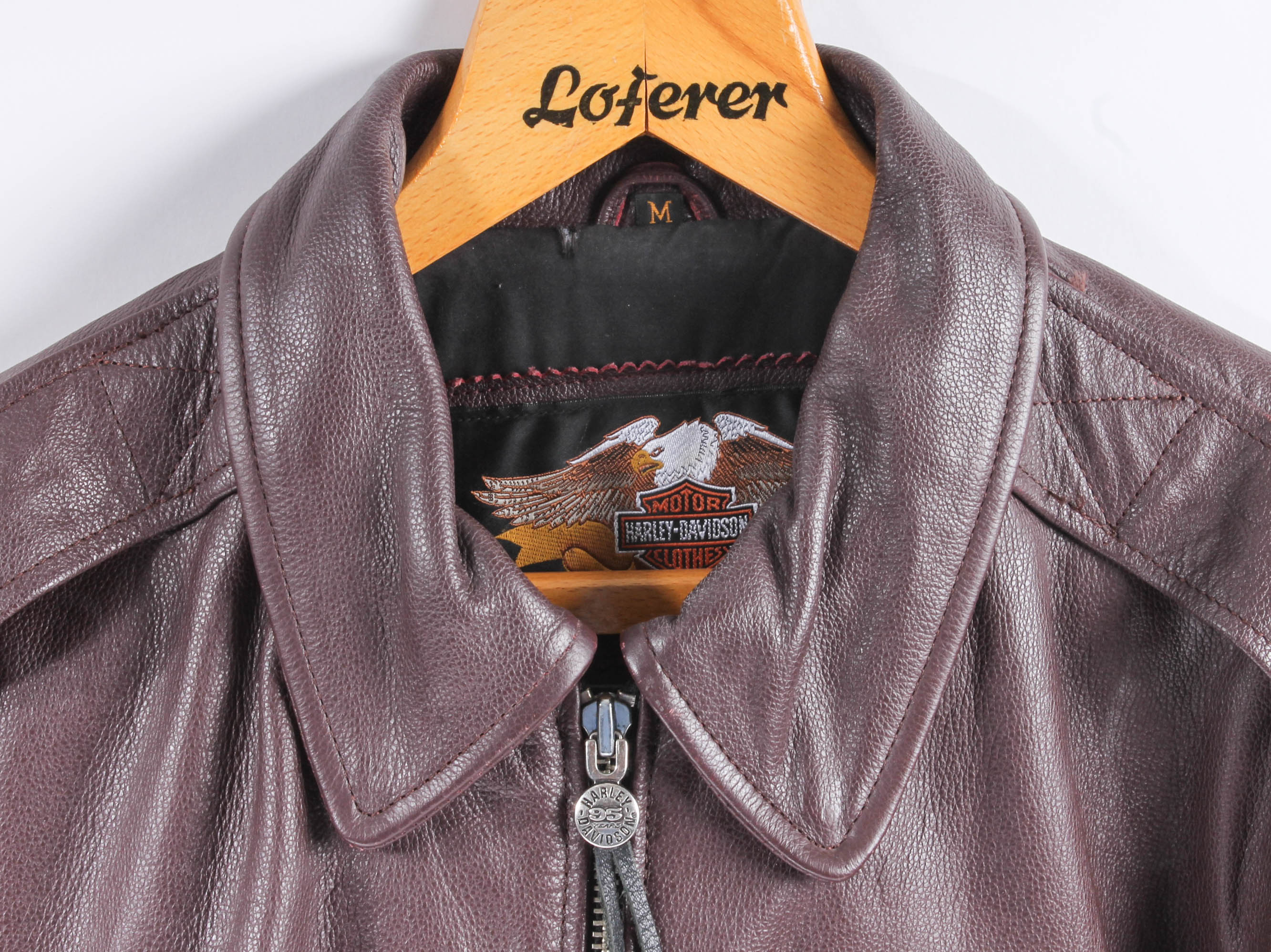 Harley-Davidson 95th Anniversary Leather Bomber Jacket