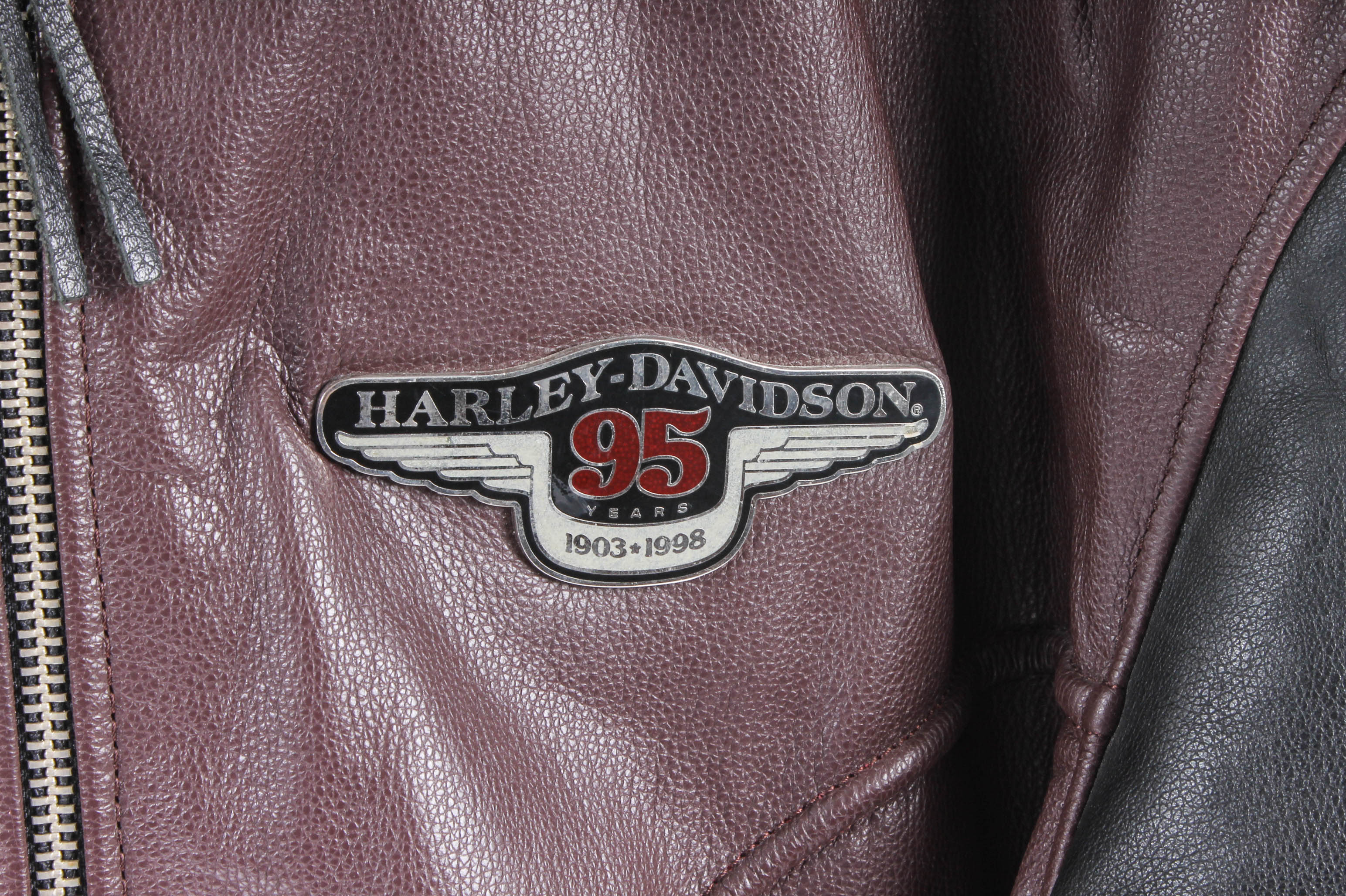 Harley-Davidson 95th Anniversary Leather Bomber Jacket