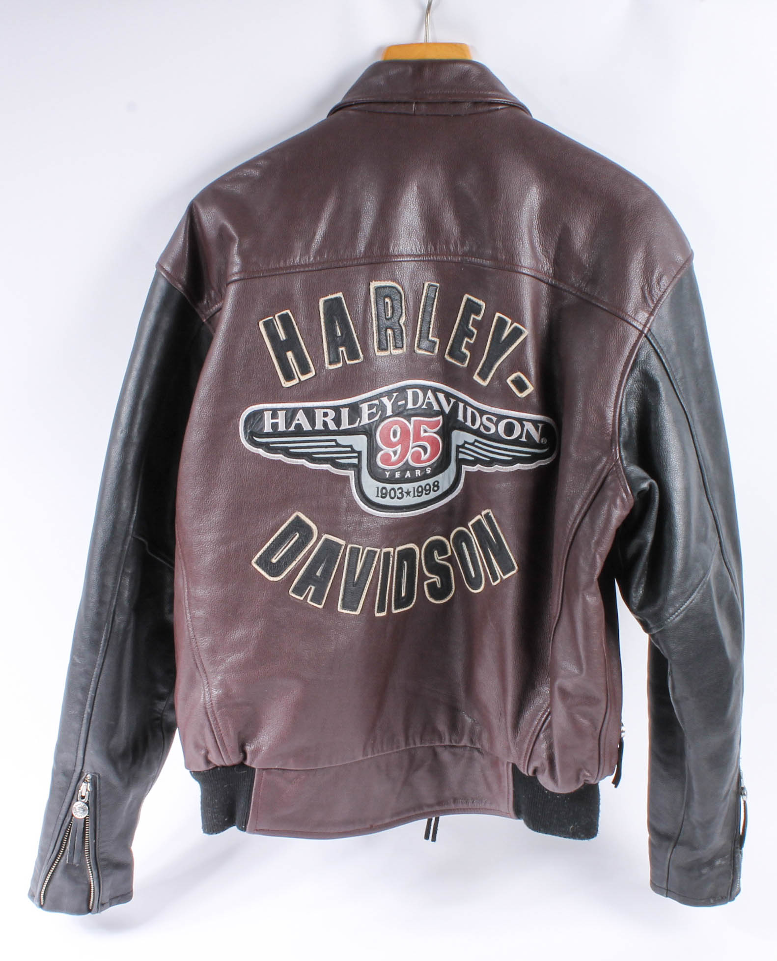 Harley-Davidson 95th Anniversary Leather Bomber Jacket