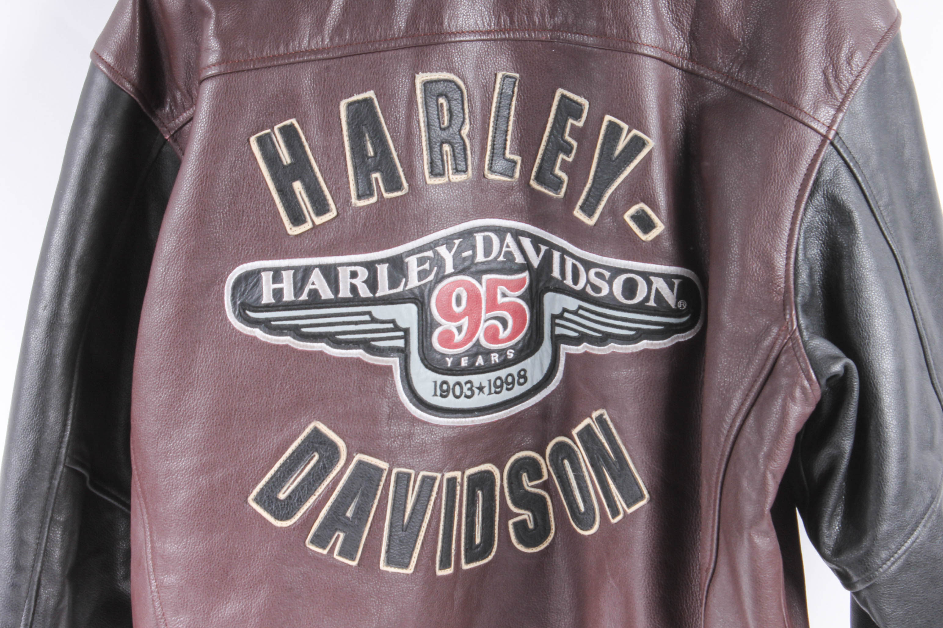 Harley-Davidson 95th Anniversary Leather Bomber Jacket