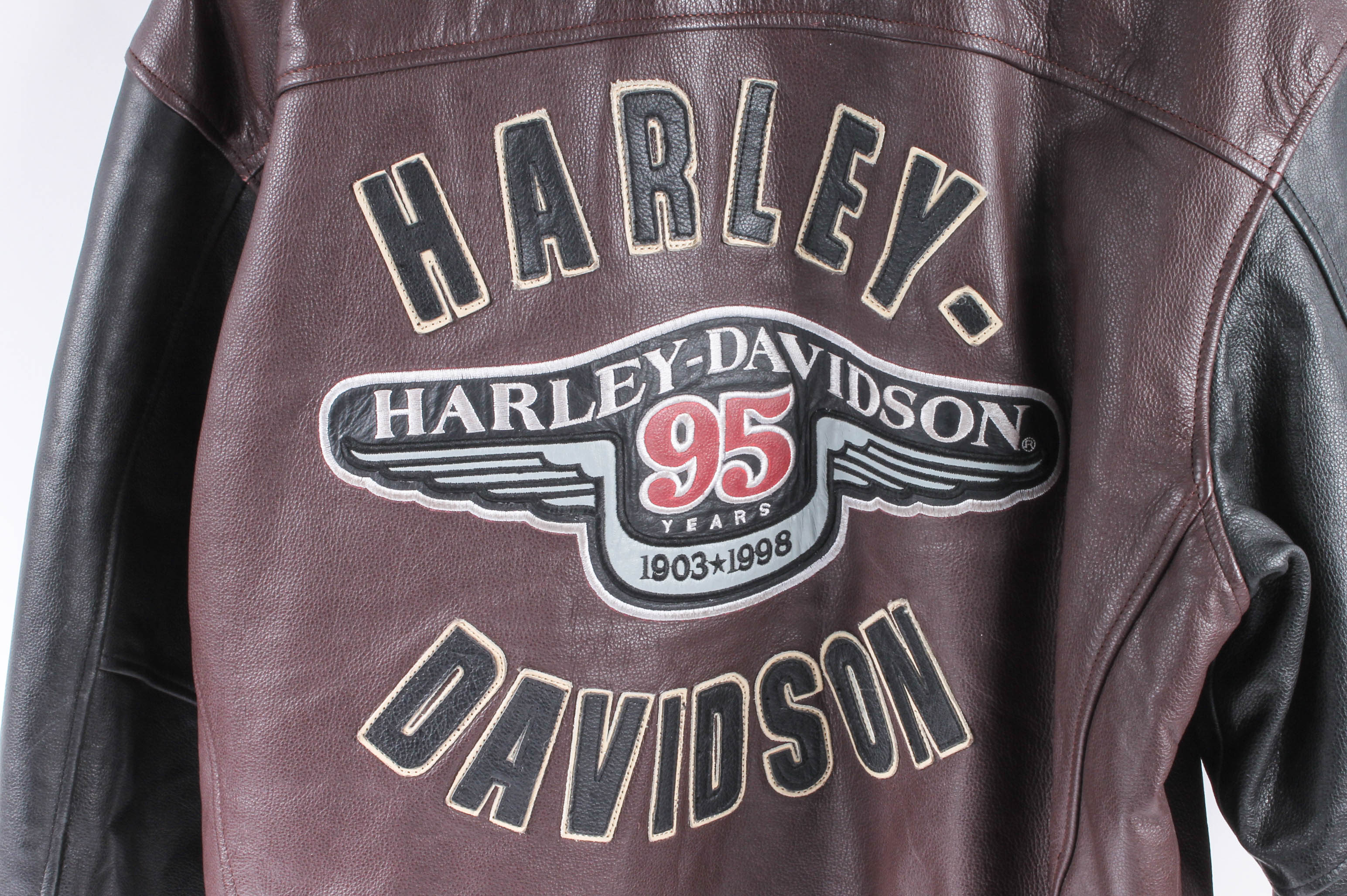 Harley-Davidson 95th Anniversary Leather Bomber Jacket