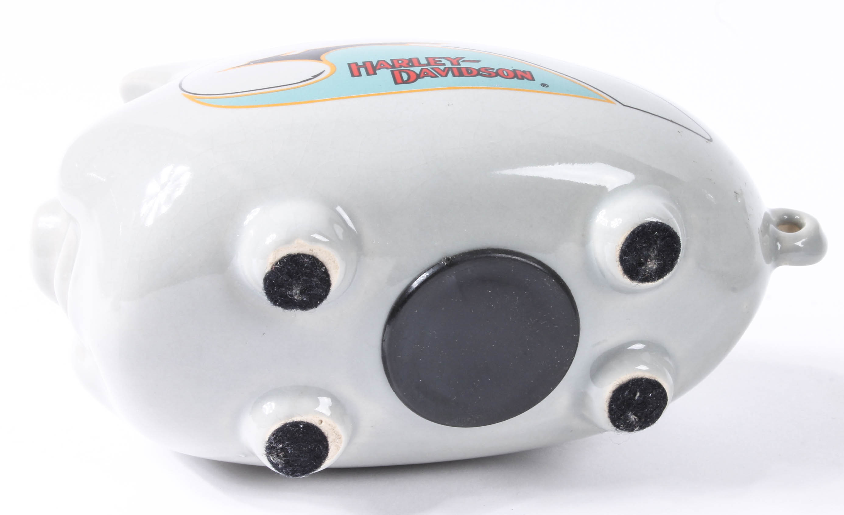 Harley-Davidson Porcelain Gas Tank Piggy Bank Collection