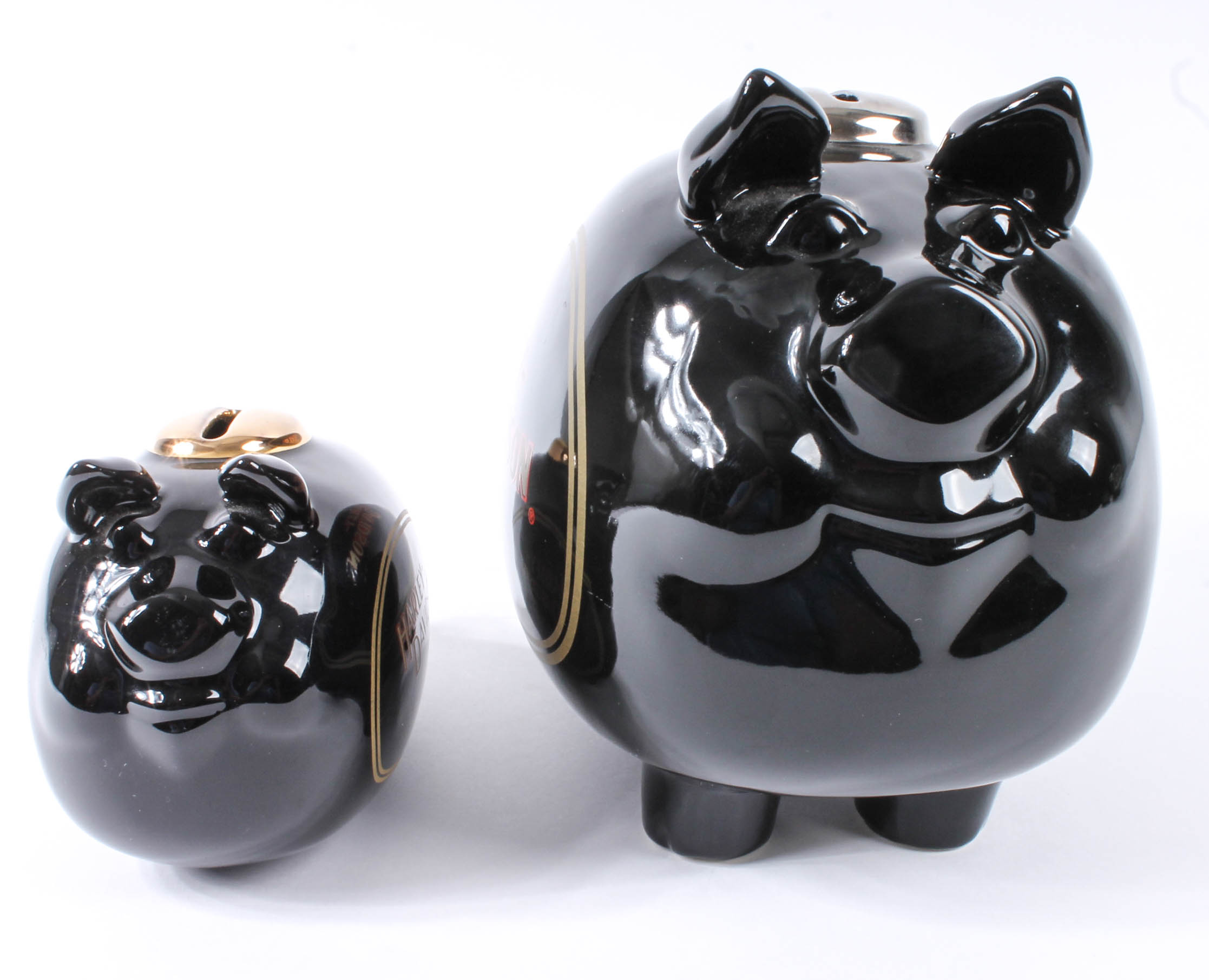 Harley-Davidson Porcelain Gas Tank Piggy Bank Collection