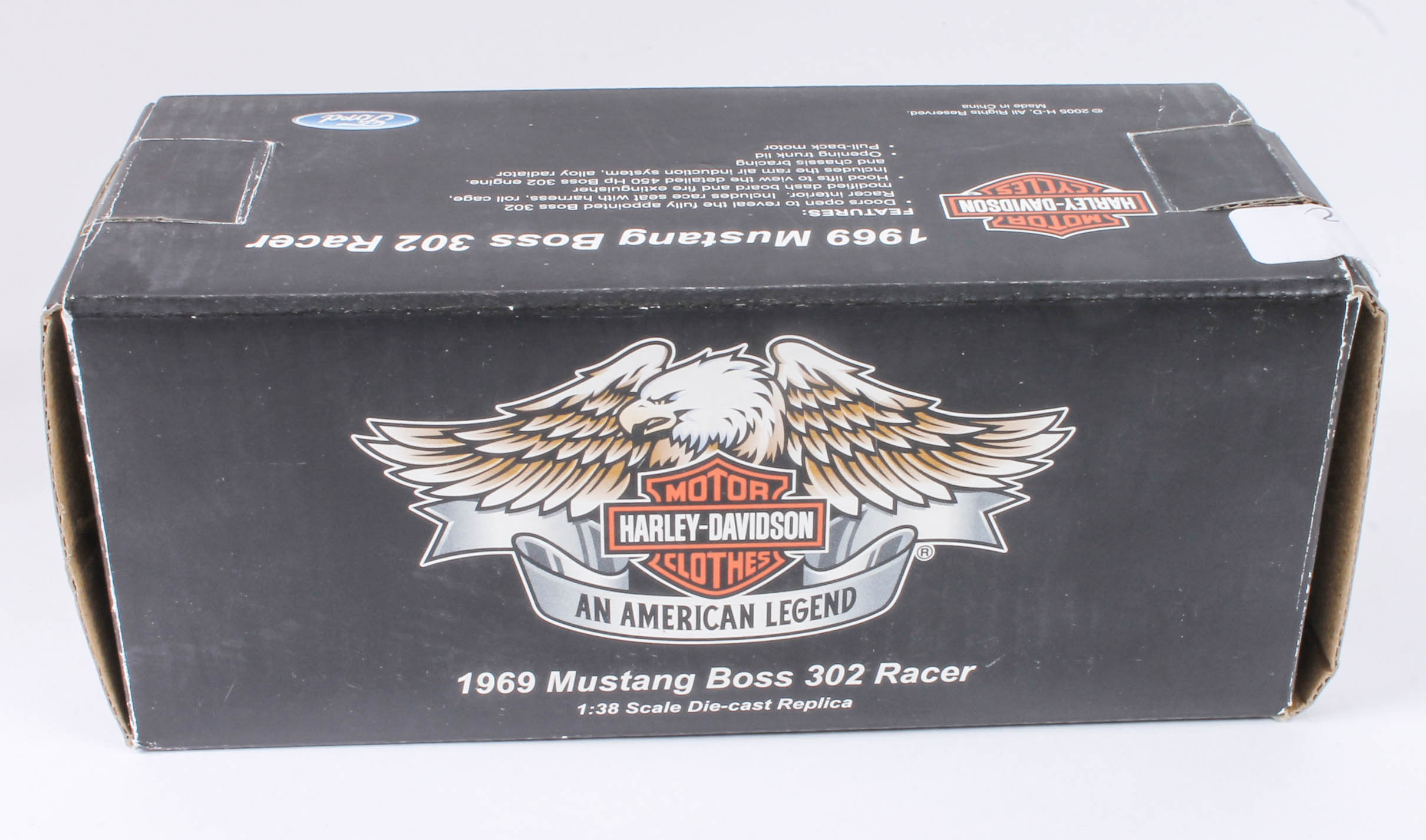 Five Harley-Davidson Model Replica Cars