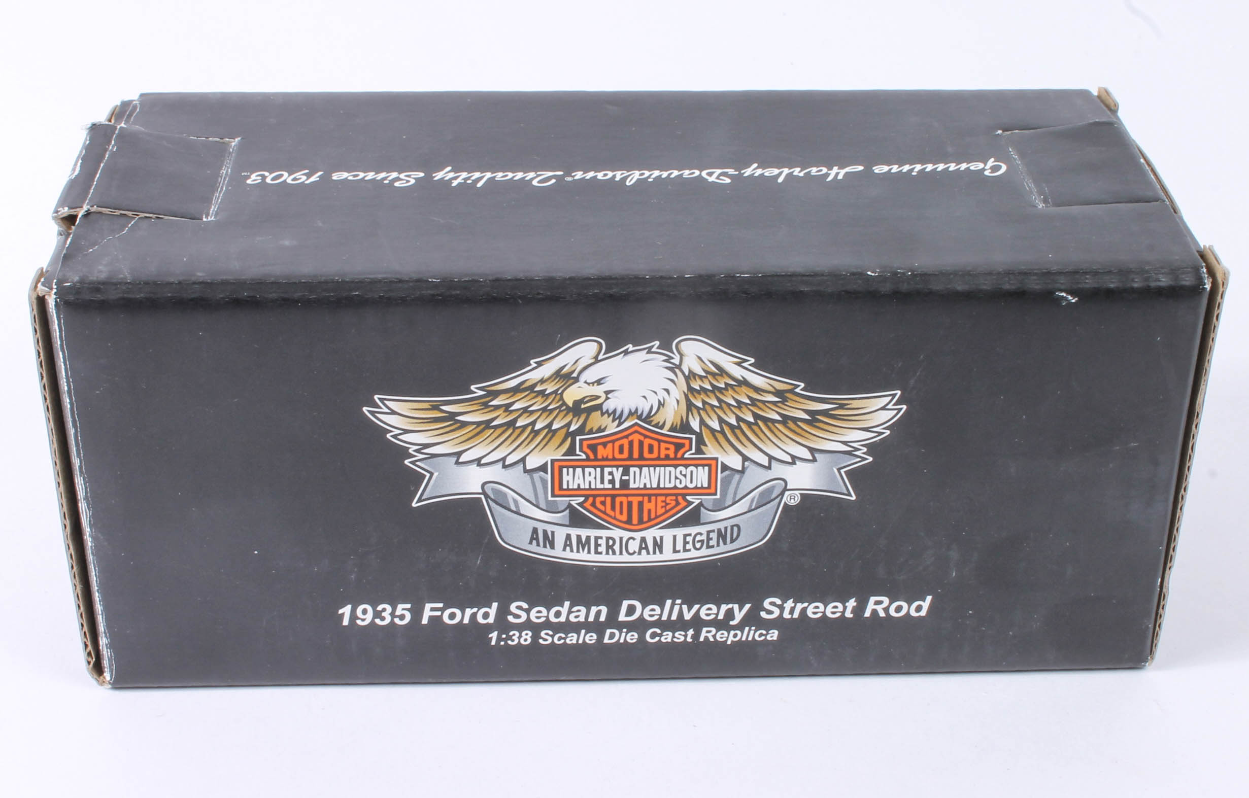 Five Harley-Davidson Model Replica Cars