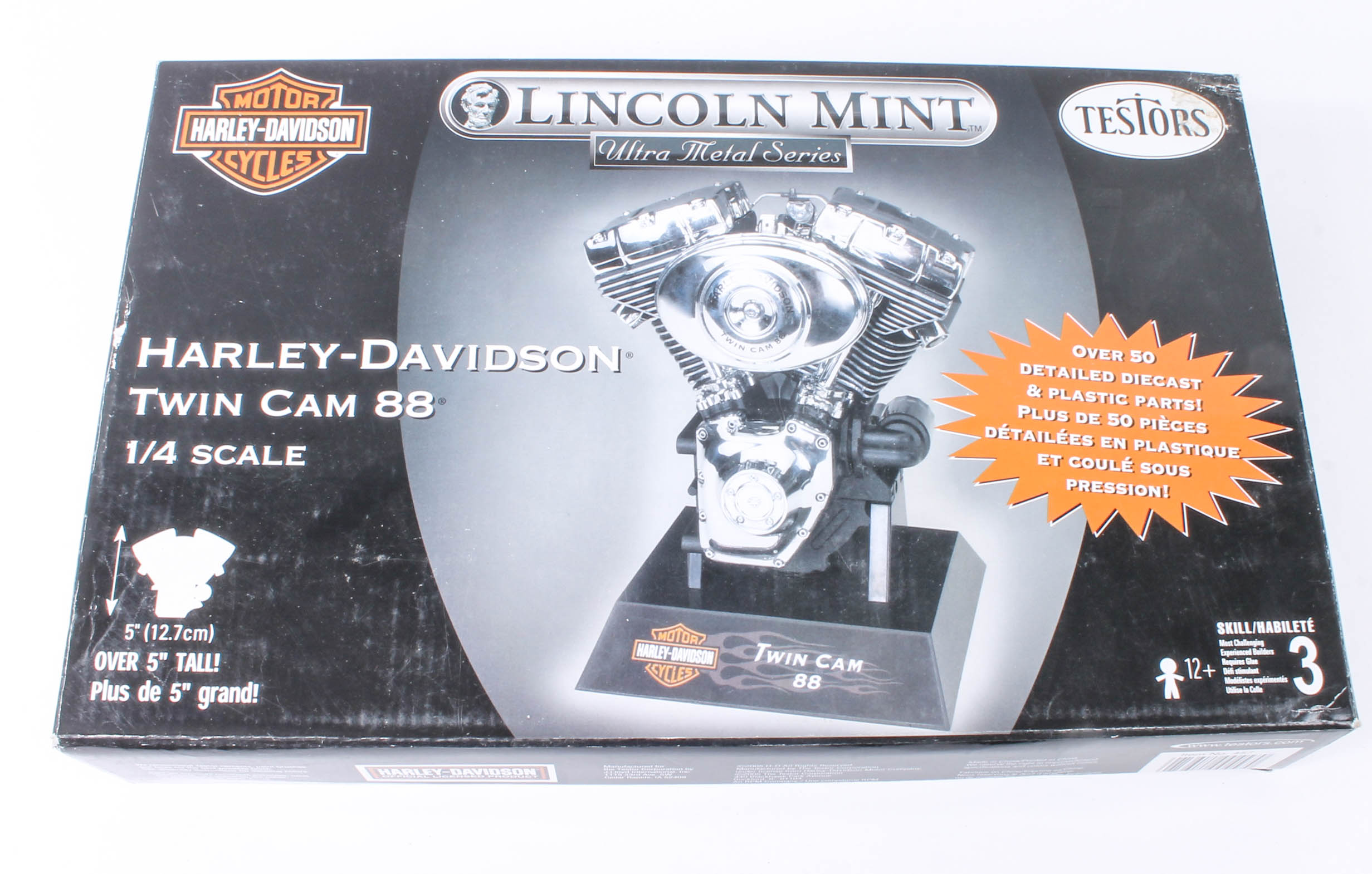 Three Harley-Davidson Model Kits
