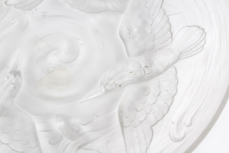 Vintage Verlys Pressed Glass Bowl