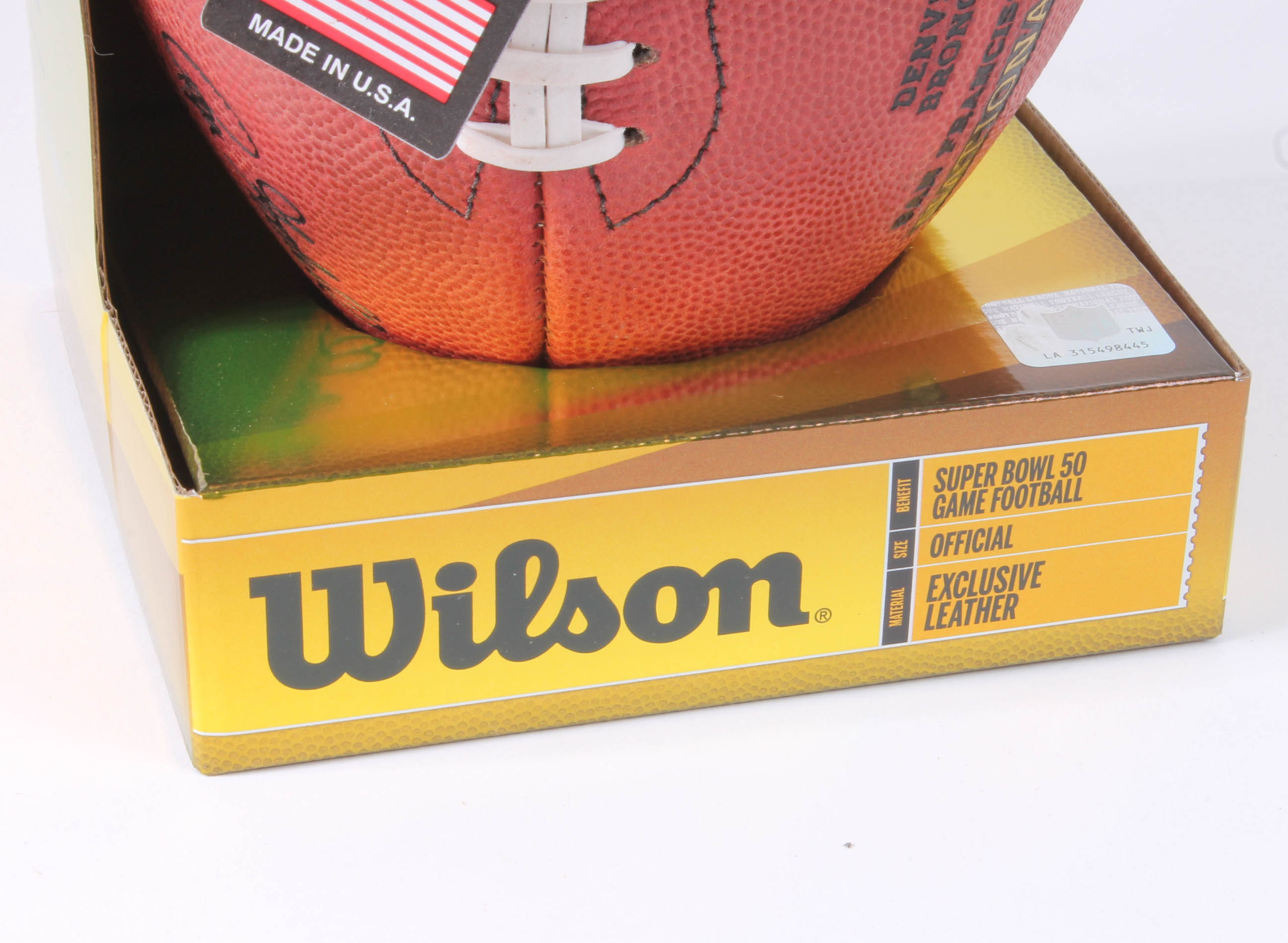 "Super Bowl 50" Shot Glass Collection and Limited Edition Football
