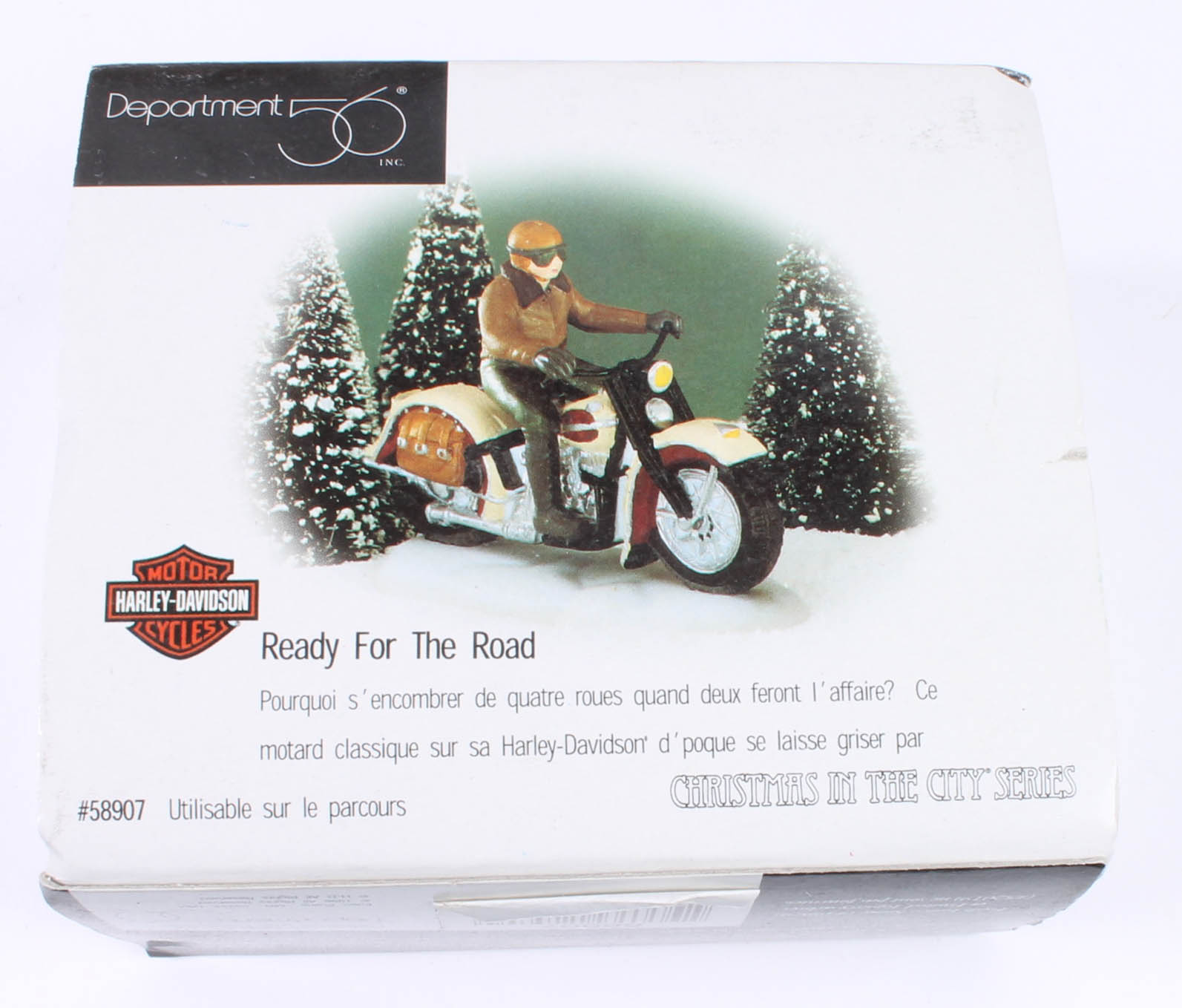 Collection of Harley-Davidson Department 56 "Christmas in The City" Figurines
