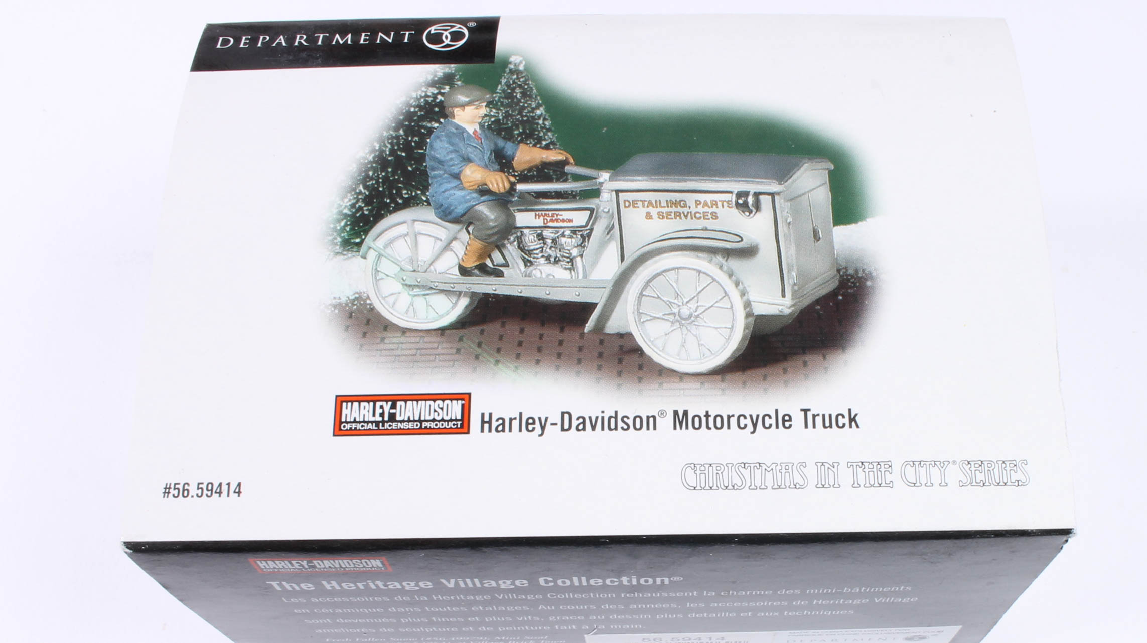 Collection of Harley-Davidson Department 56 "Christmas in The City" Figurines