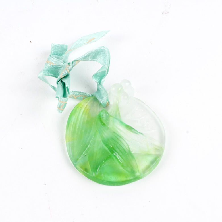Daum Vintage Glass Ornament