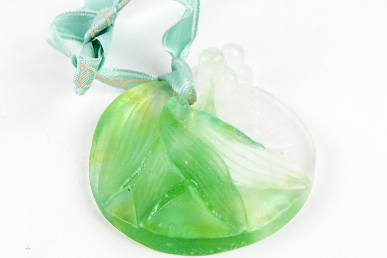 Daum Vintage Glass Ornament