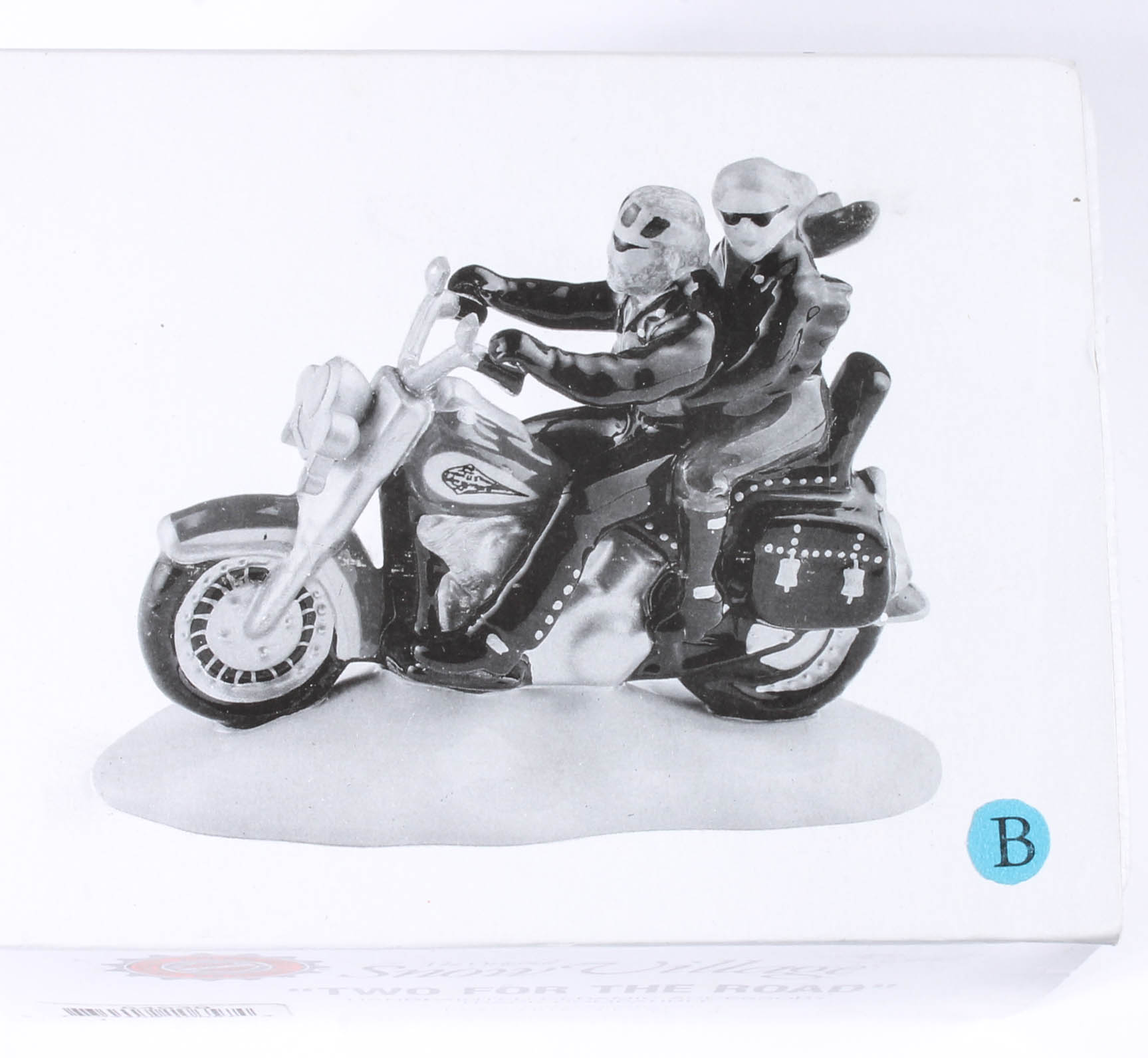 Collection of Harley-Davidson Departent 56 "Snow Village" figurines