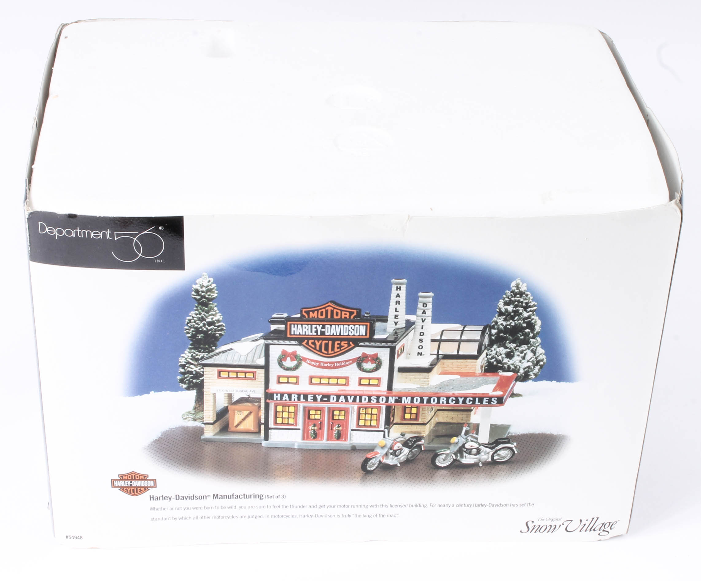 Harley-Davidson Department 56 "Snow Village" Buildings