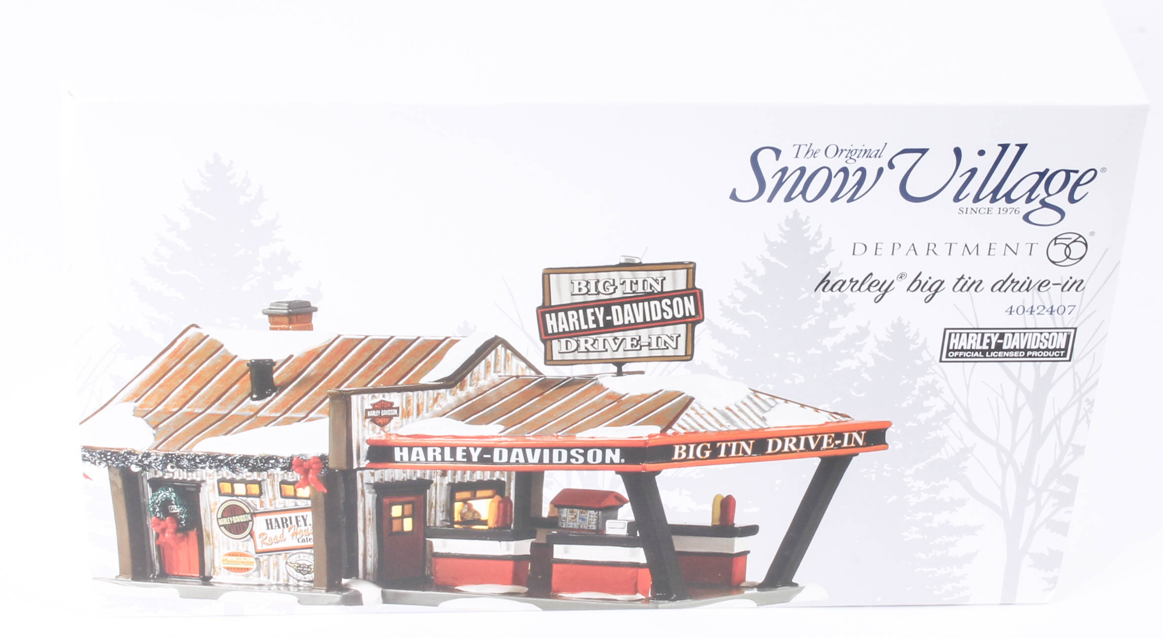 Harley-Davidson Department 56 "Snow Village" Buildings