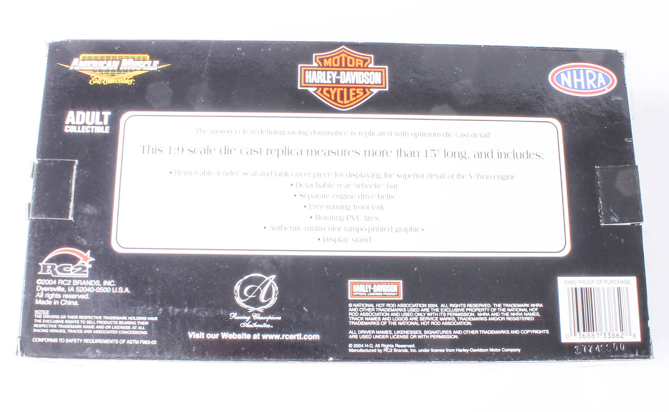 Variety of Harley-Davidson Collectibles