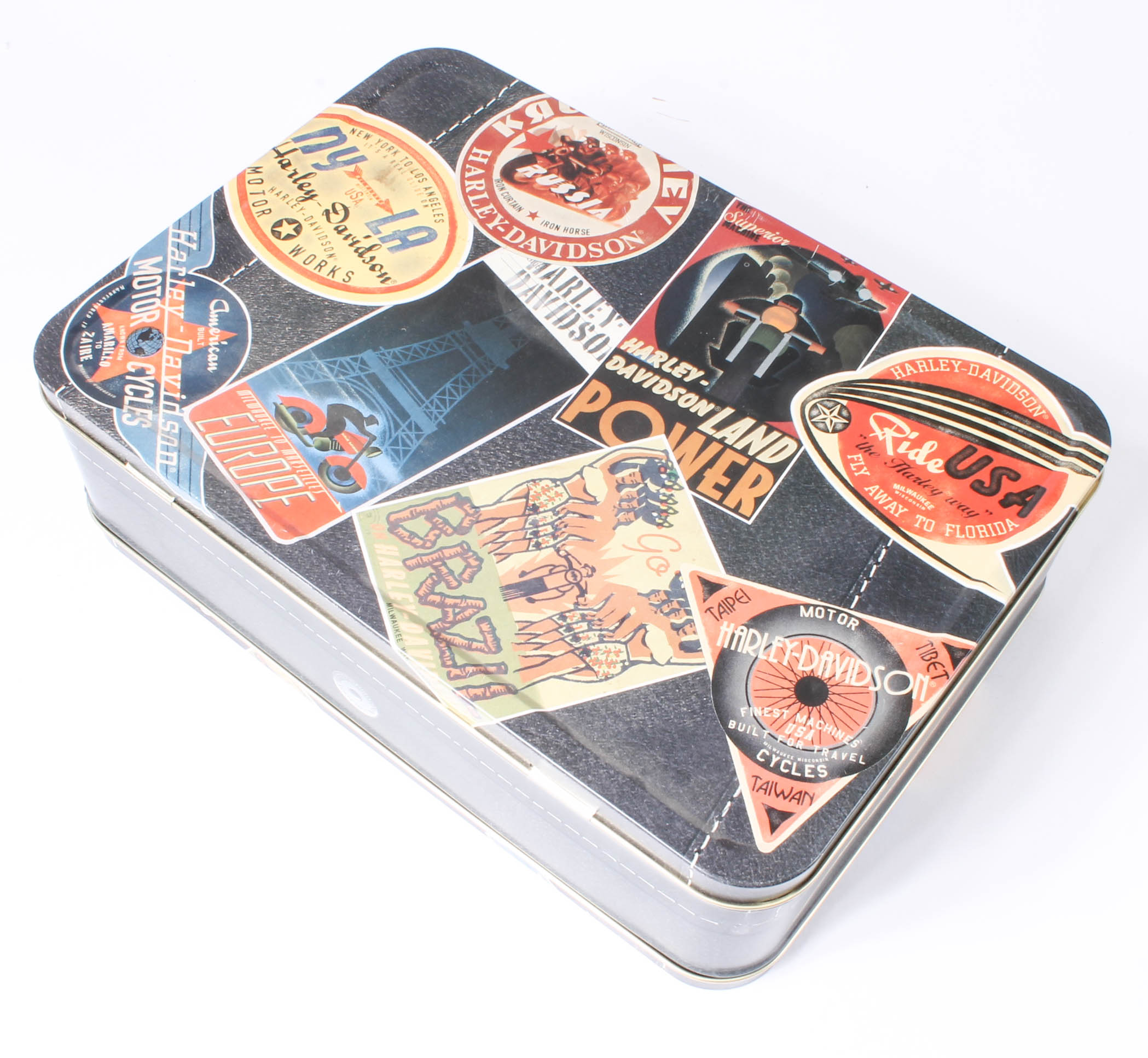 Harley-Davidson Memorabilia Featuring 80th Anniversary Banner