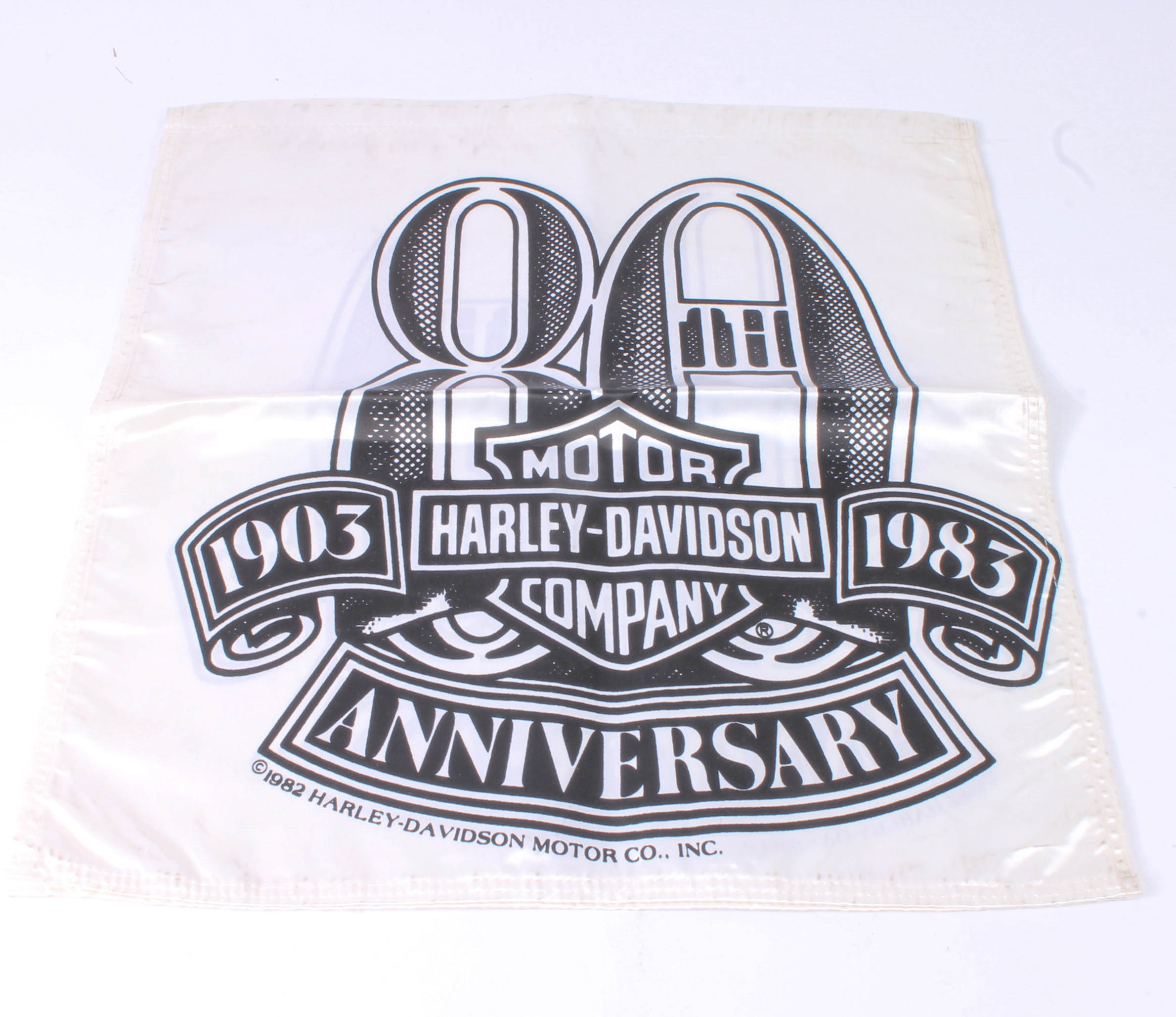 Harley-Davidson Memorabilia Featuring 80th Anniversary Banner