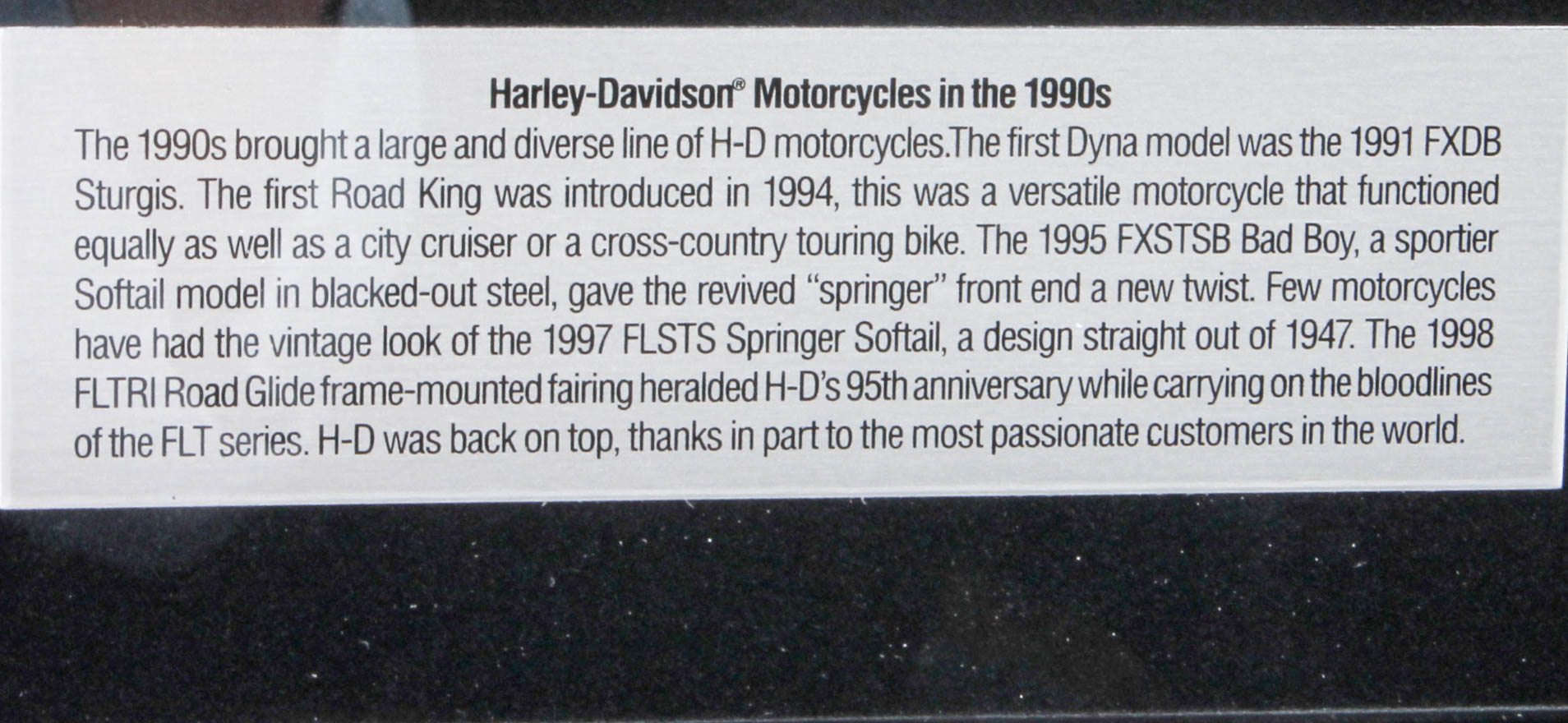 Harley-Davidson Figurine Collection and a Phone Charging Station