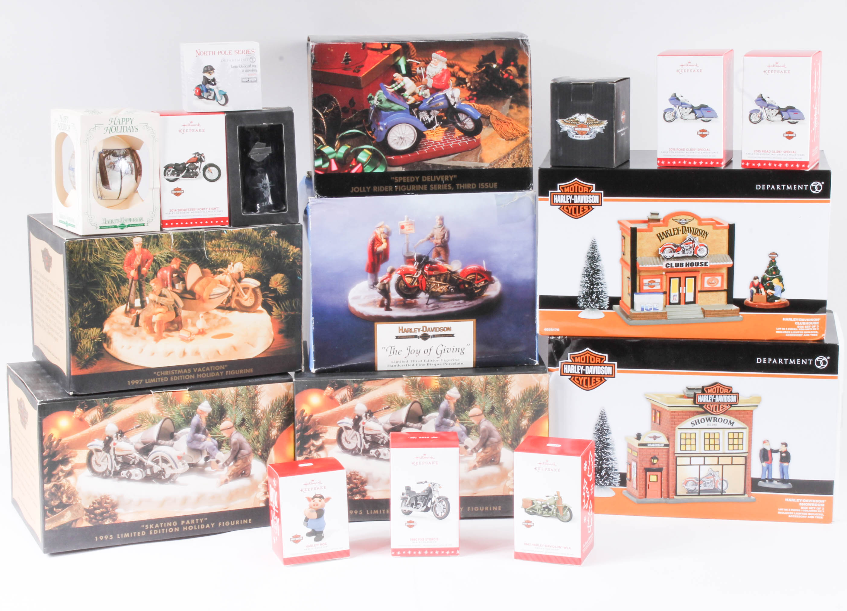 Harley-Davidson Christmas Theme Collectible Decor