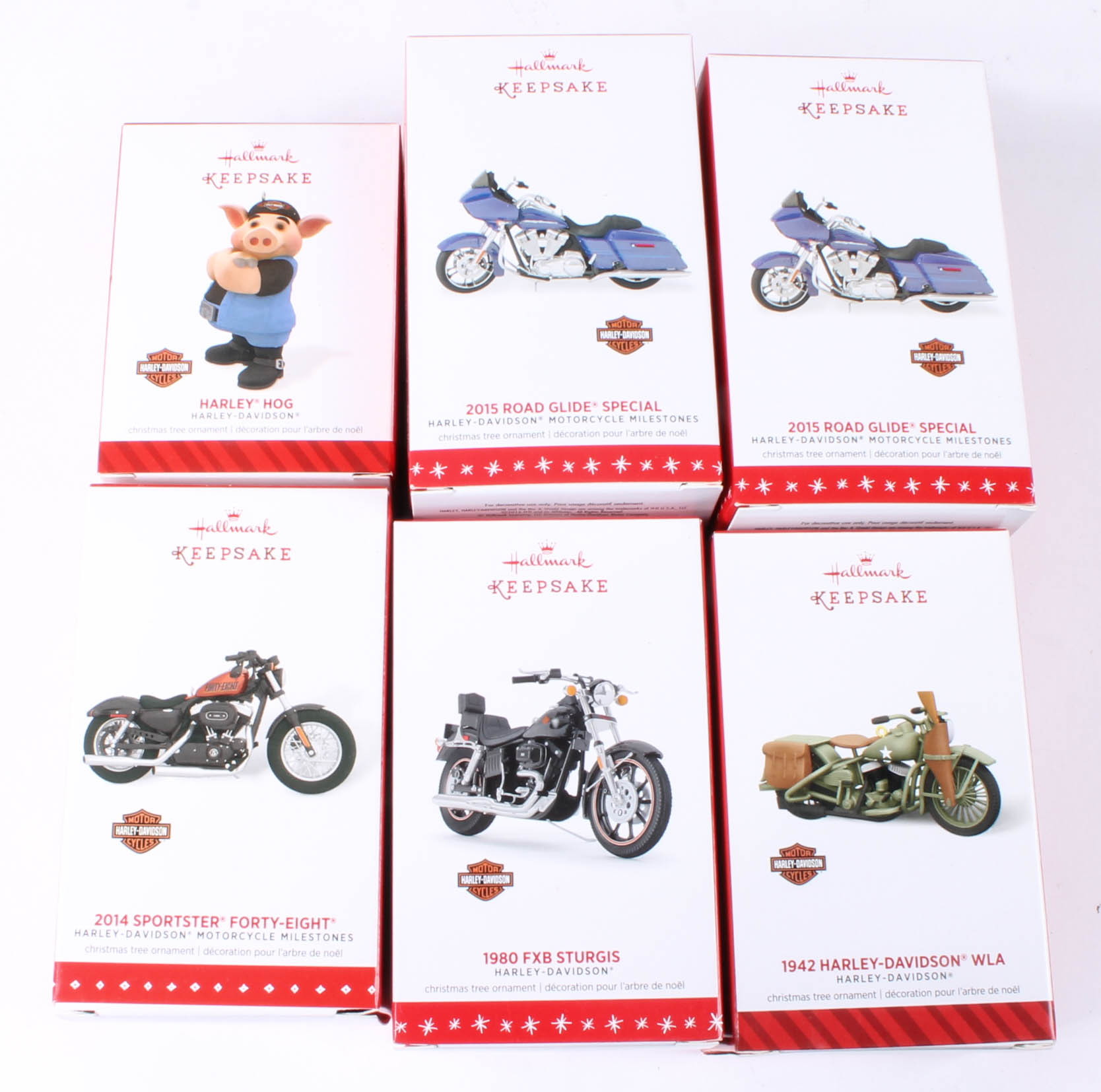 Harley-Davidson Christmas Theme Collectible Decor
