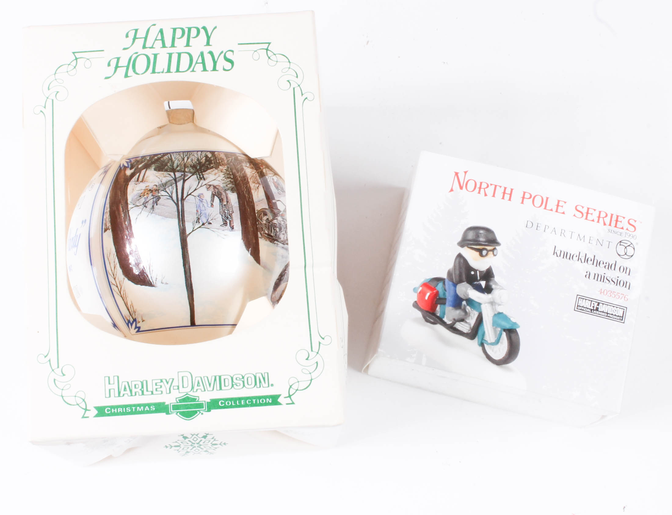Harley-Davidson Christmas Theme Collectible Decor