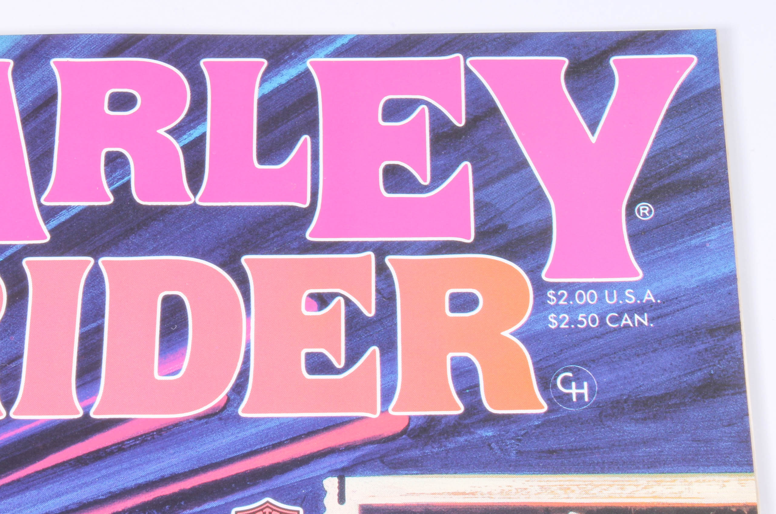 "Harley Rider" Magazine Number 1 and 75th Anniversary Decals