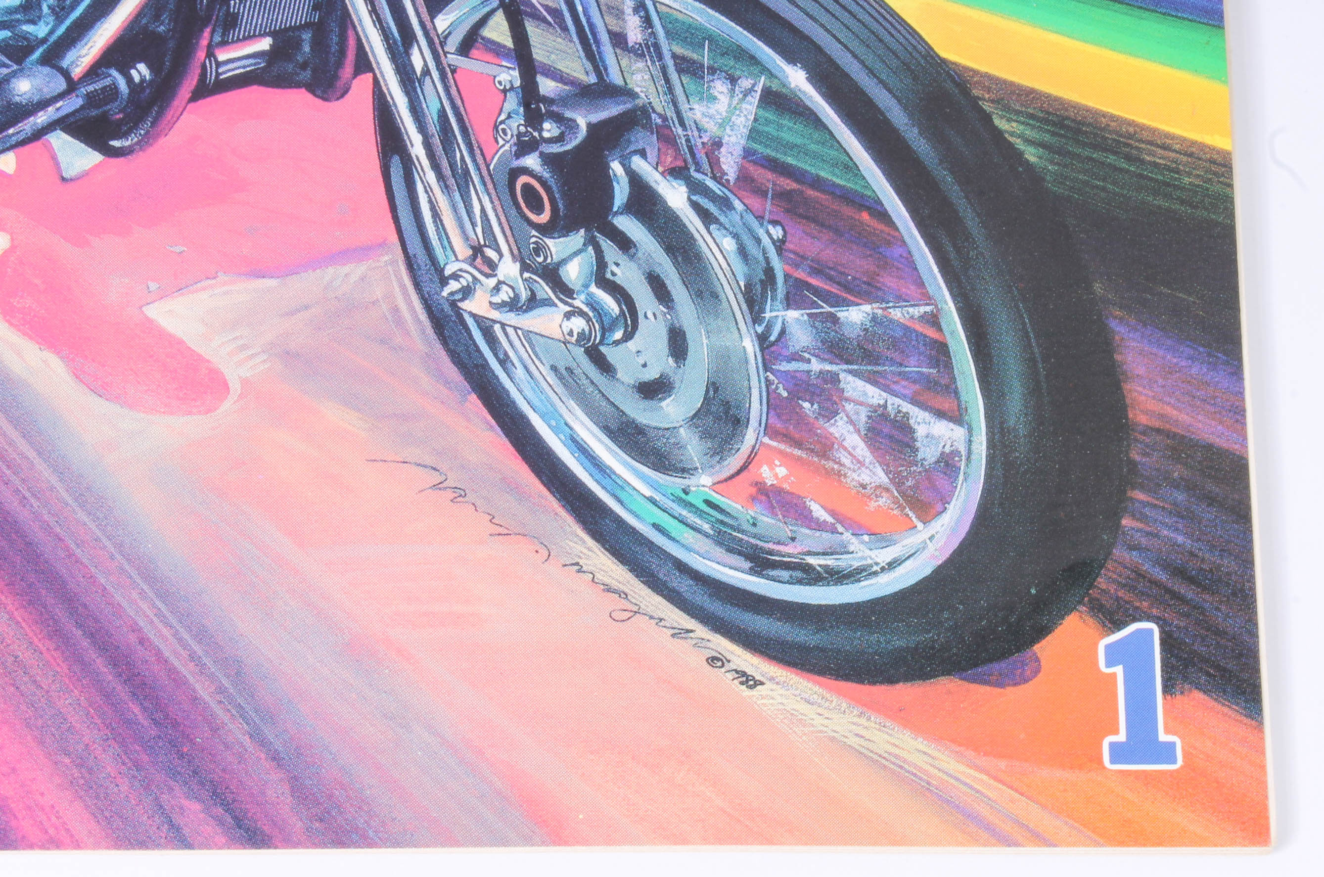"Harley Rider" Magazine Number 1 and 75th Anniversary Decals