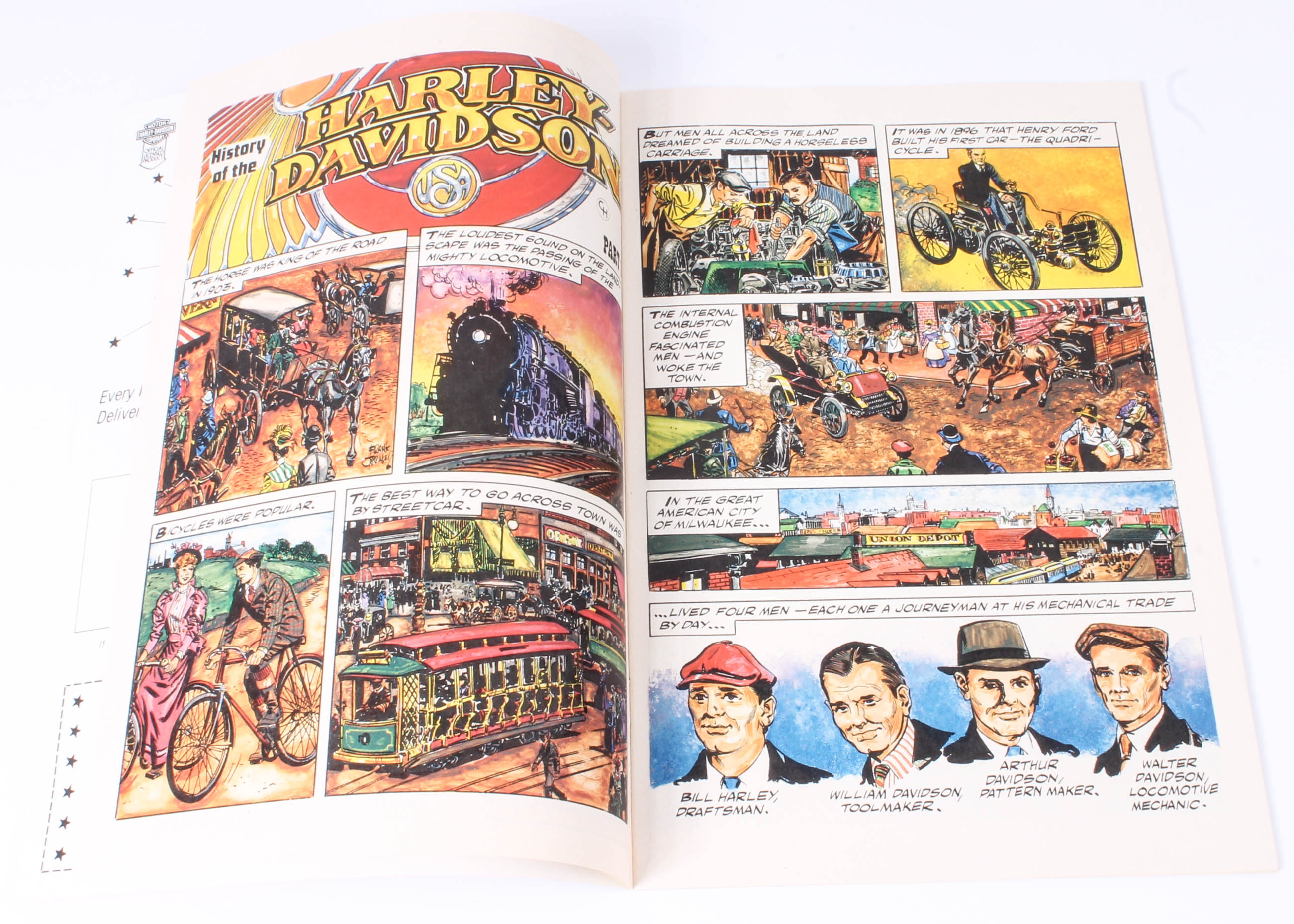"Harley Rider" Magazine Number 1 and 75th Anniversary Decals