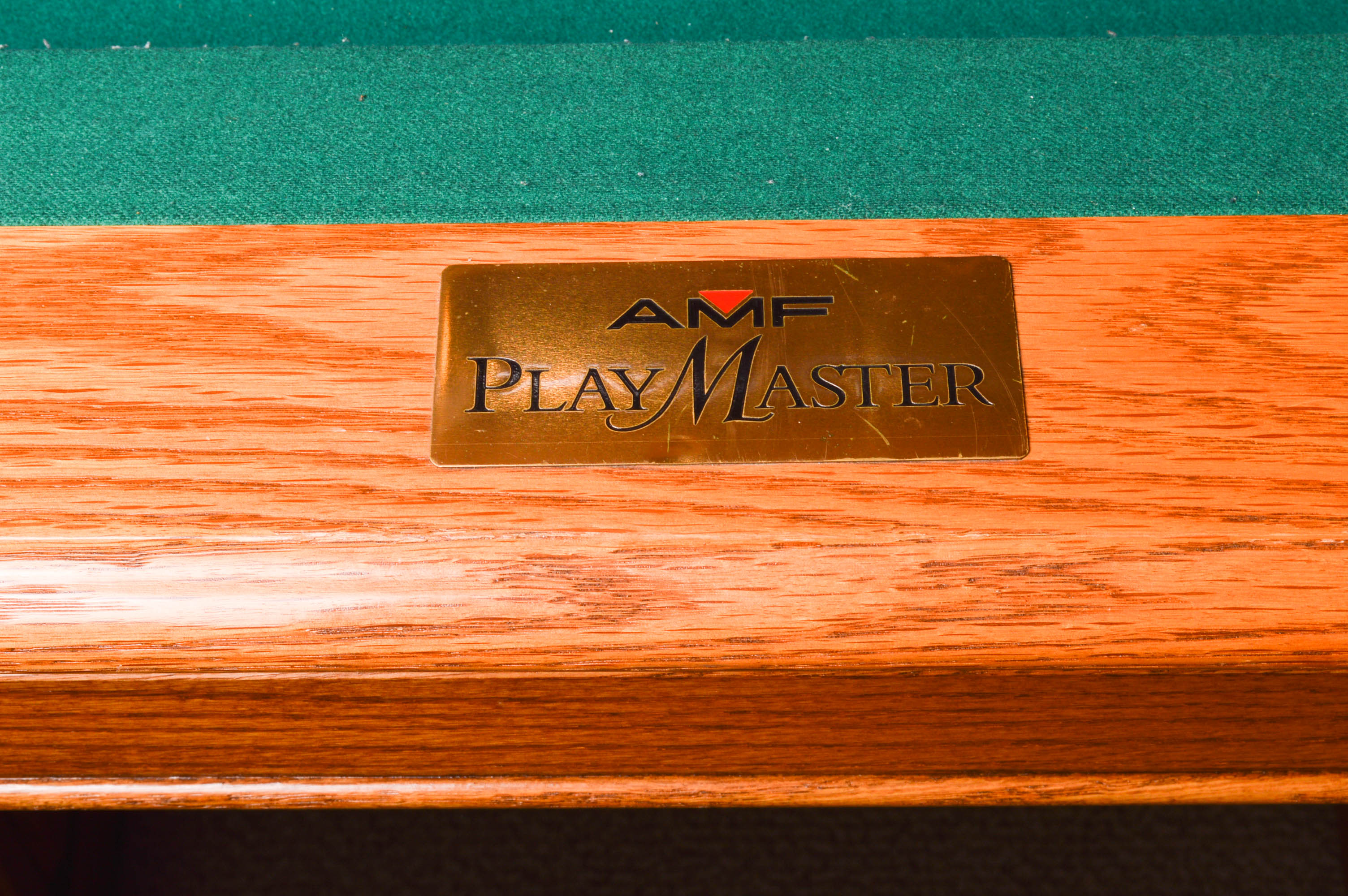 AMF PlayMaster Oak Pool Table