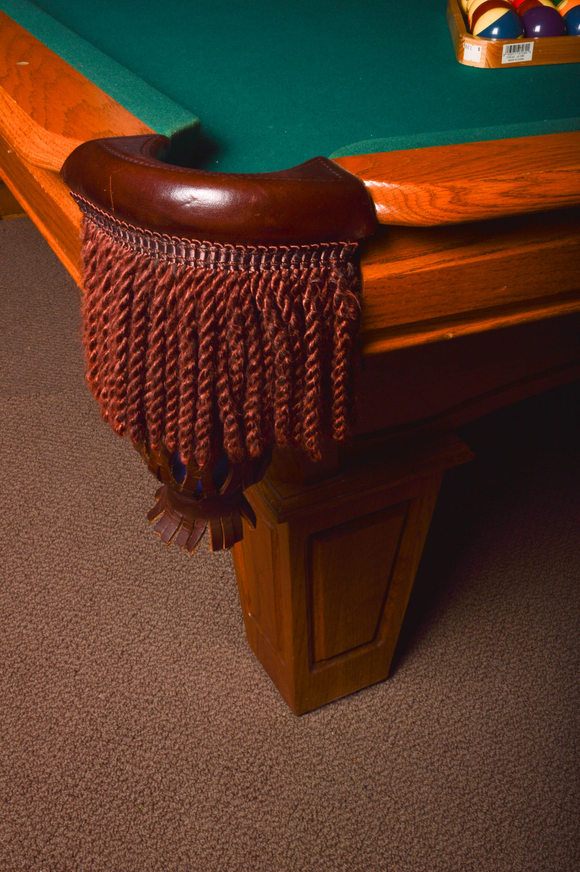 AMF PlayMaster Oak Pool Table