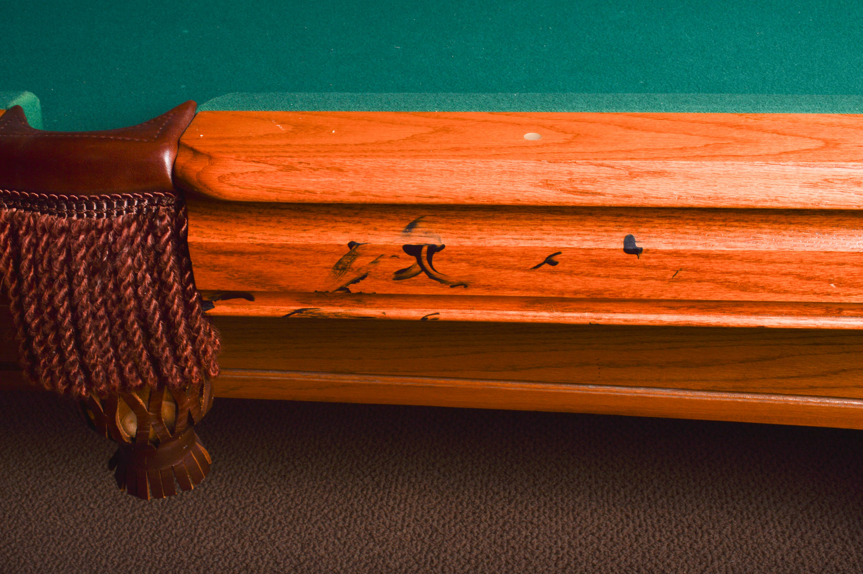 AMF PlayMaster Oak Pool Table